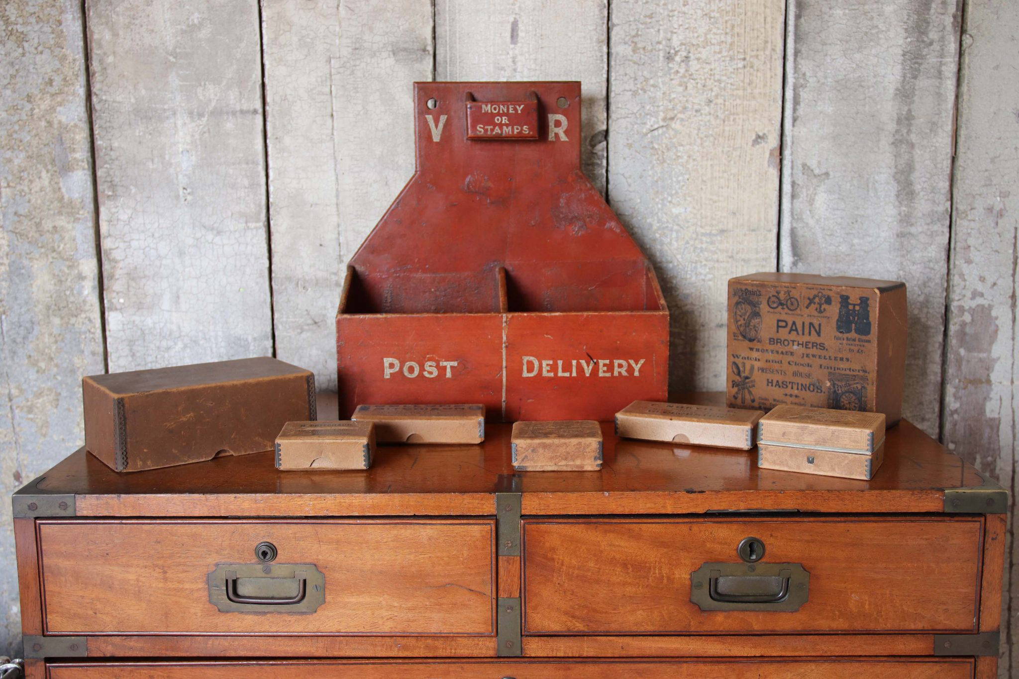 Victorian Painted Letter Rack. - Image 2