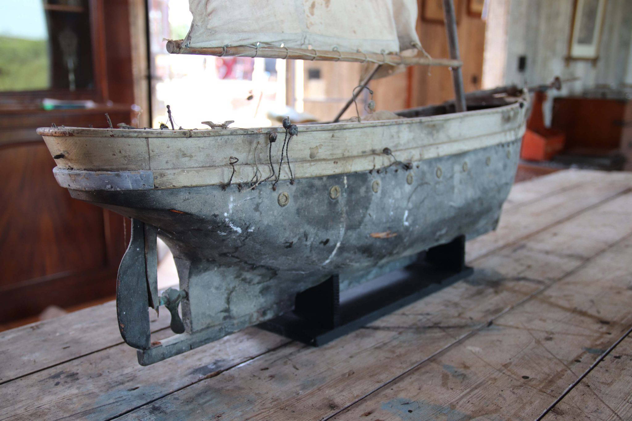 19Th Century Pond Yacht. - Image 8