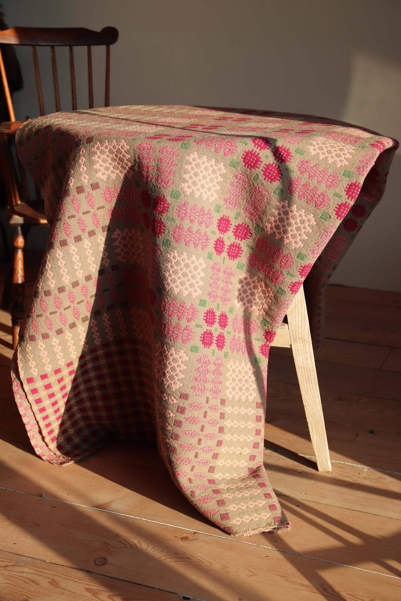 19Th Century Welsh Tapestry Blanket. - Image 2
