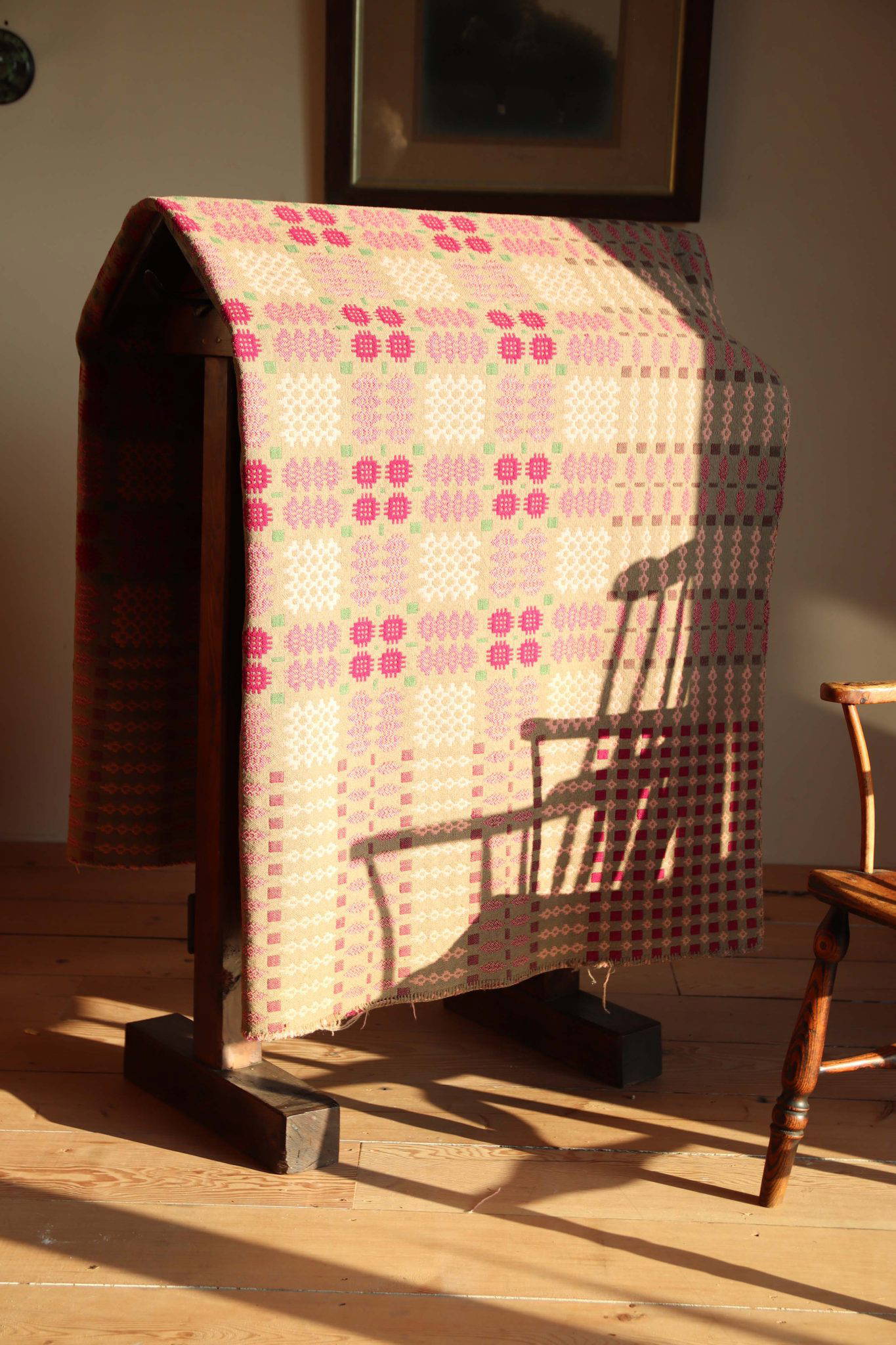 19Th Century Welsh Tapestry Blanket. - Image 5