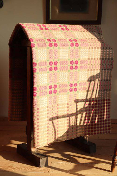 19Th Century Welsh Tapestry Blanket.