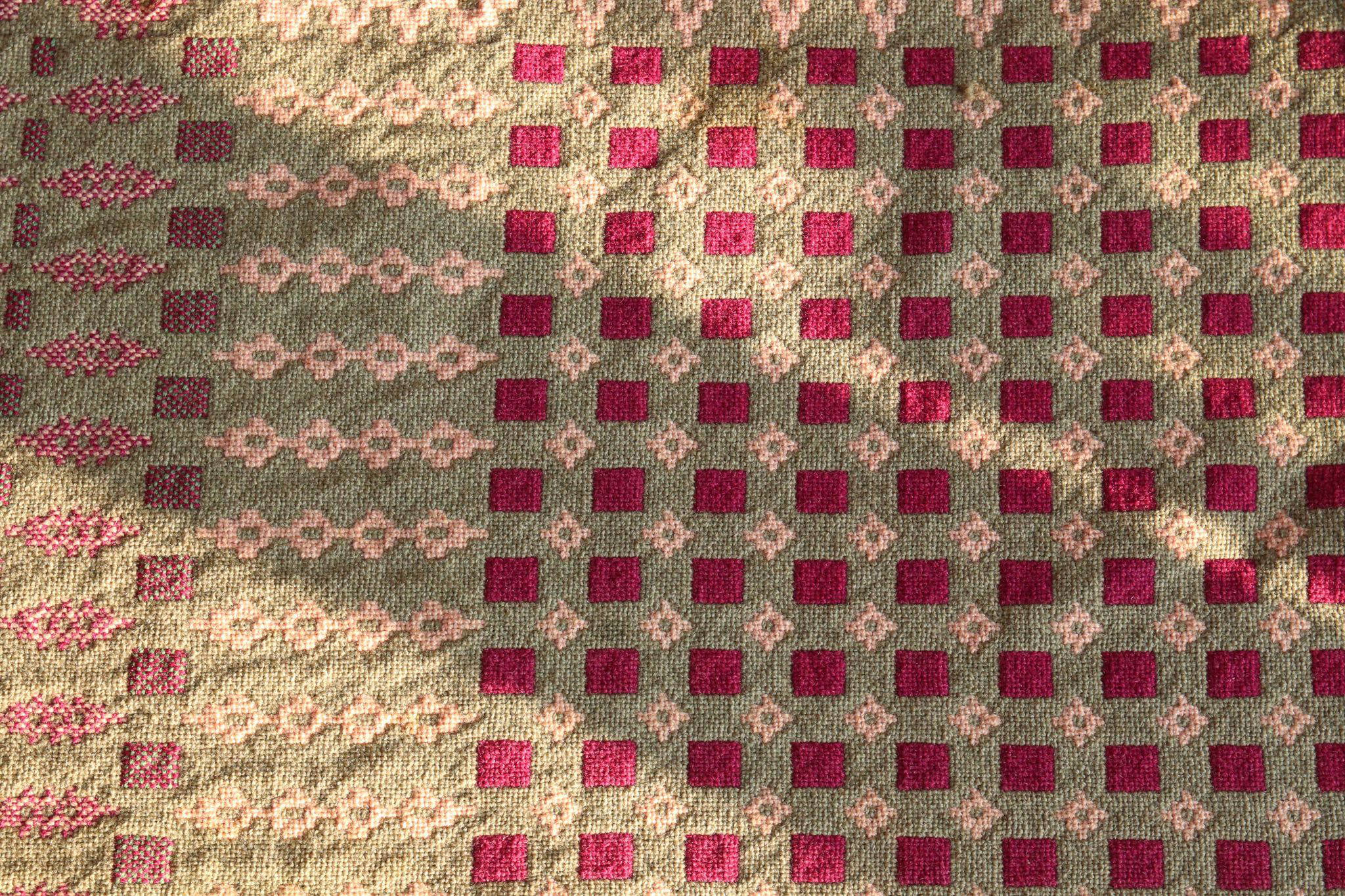 19Th Century Welsh Tapestry Blanket. - Image 6