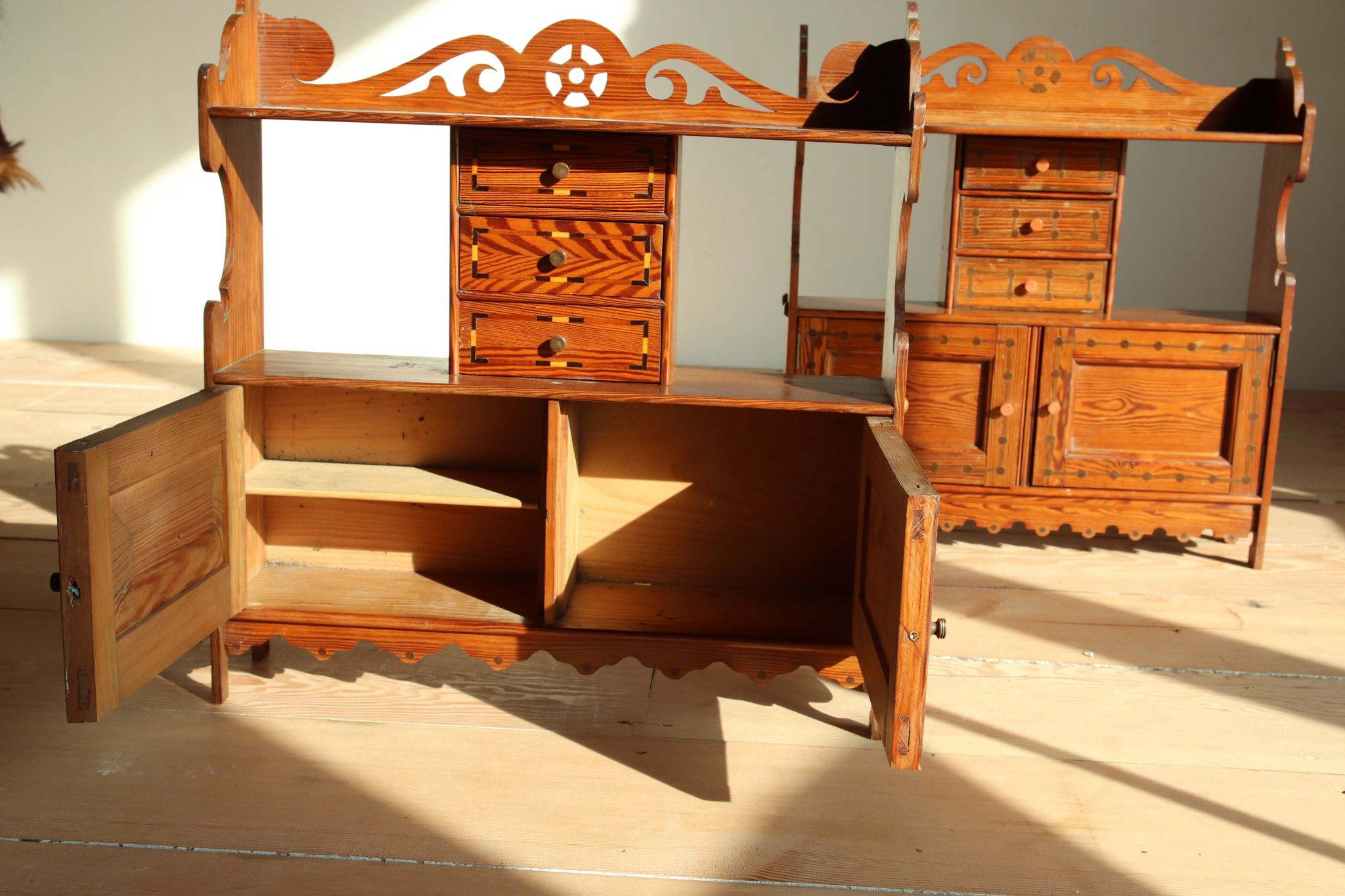 A Pair Of 19Th Century Wall Cabinets. - Image 8