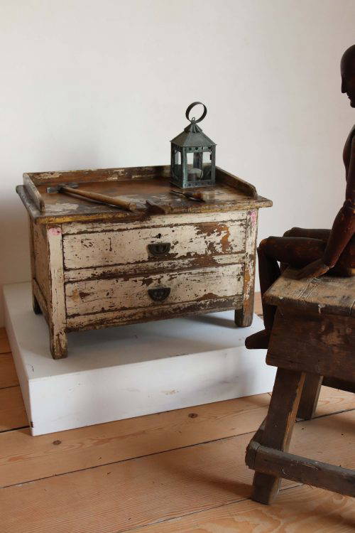 A Small Silver Smiths Work Bench.