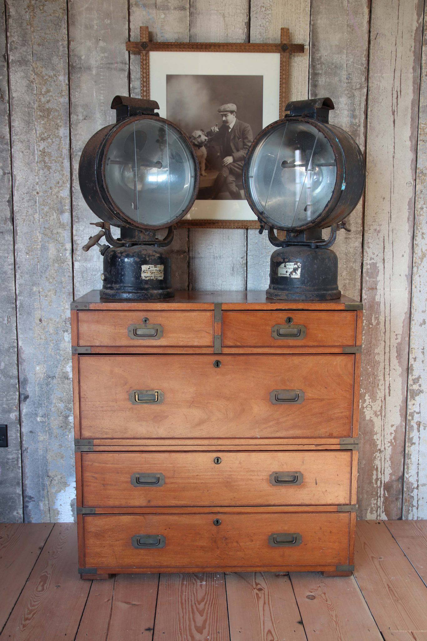 WWII-period Tilley Floodlight Projectors. - Image 2