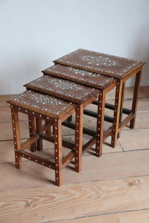 A Nest Of Indian Tables.