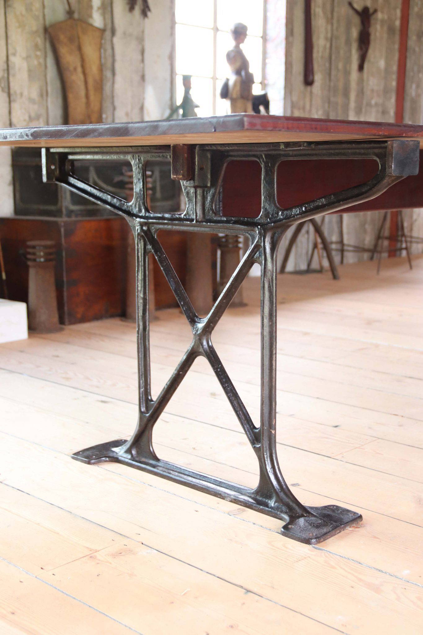 Large 1940S Royal Mail Sorting Table.