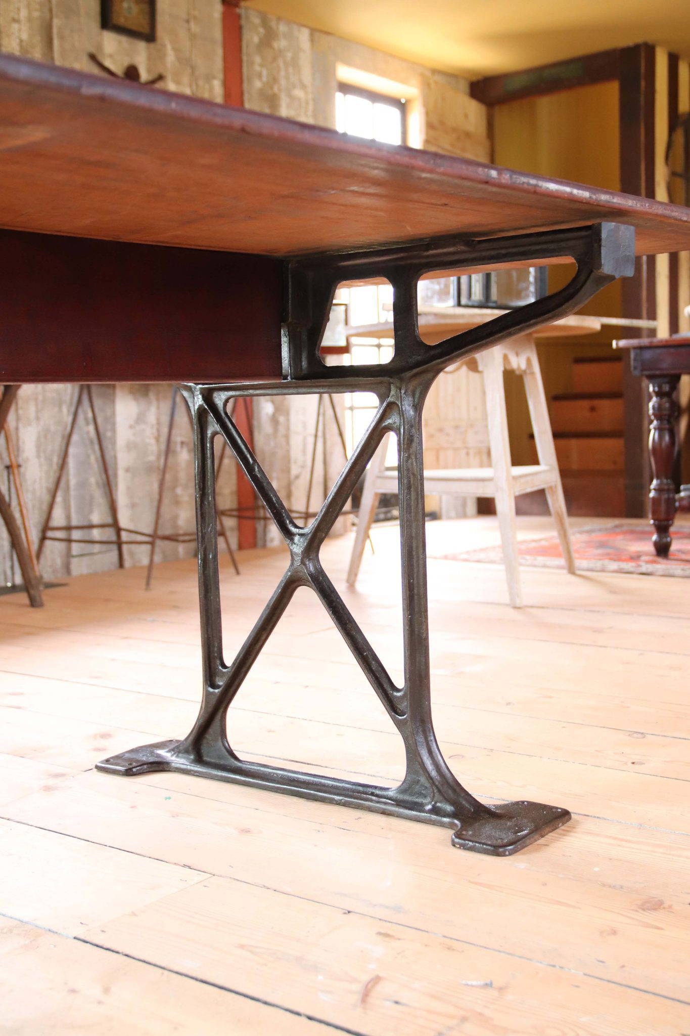 Large 1940S Royal Mail Sorting Table. - Image 7