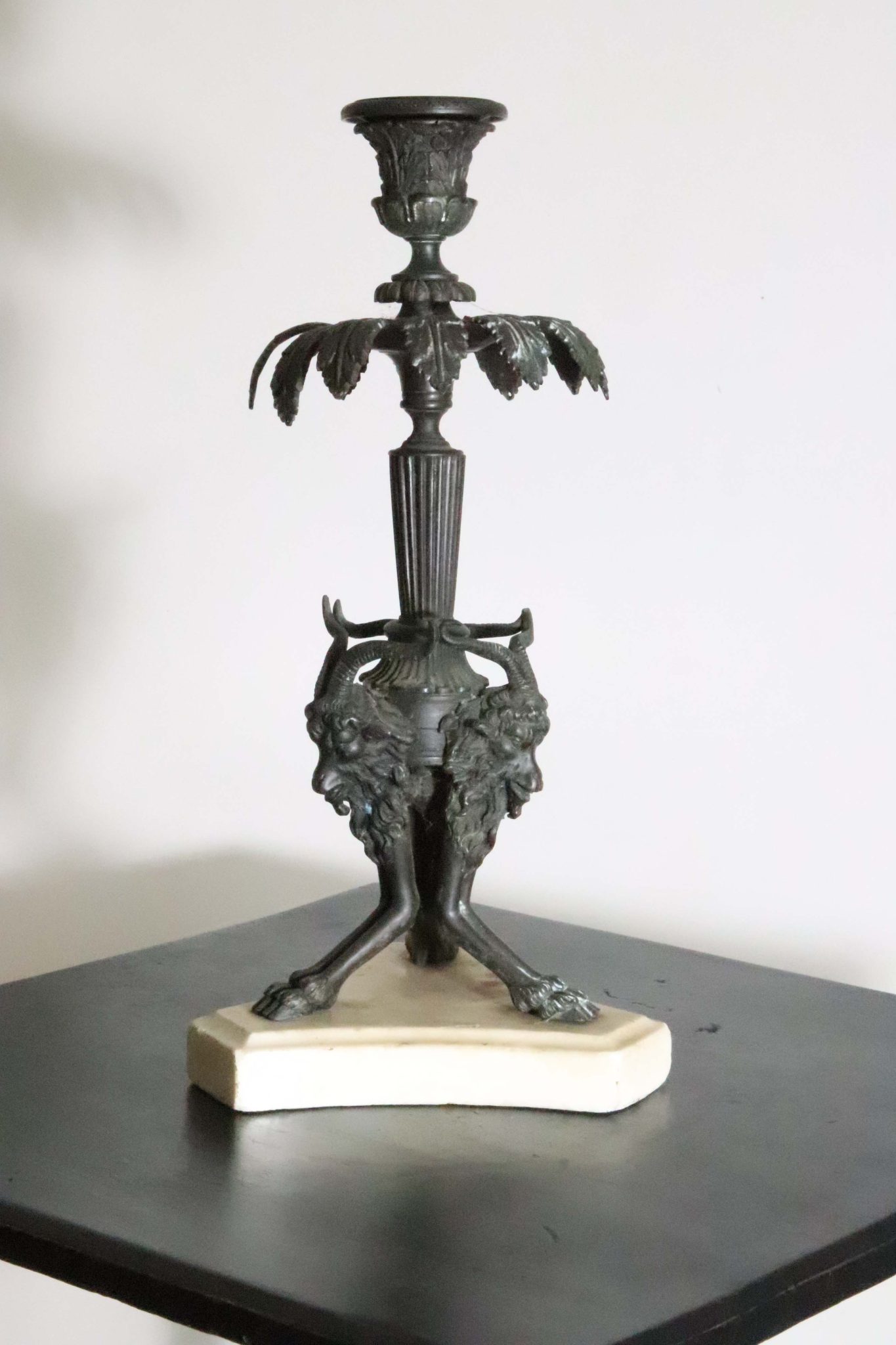 Regency Bronze Candle Sconse. - Image 2