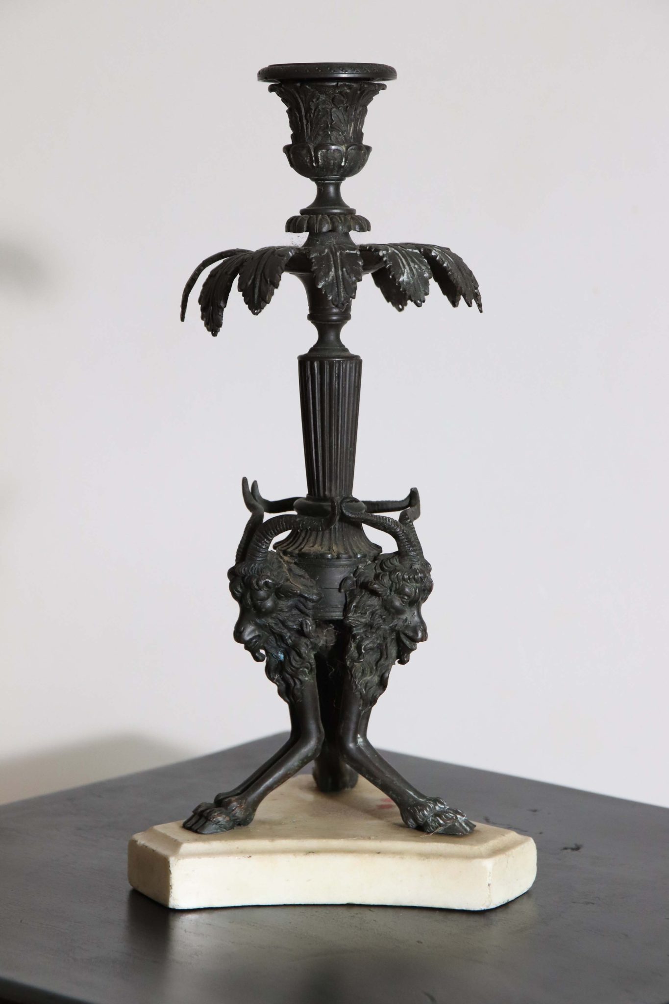 Regency Bronze Candle Sconse. - Image 7