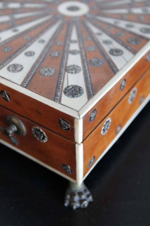 19Th Century Anglo Indian Sewing Box.