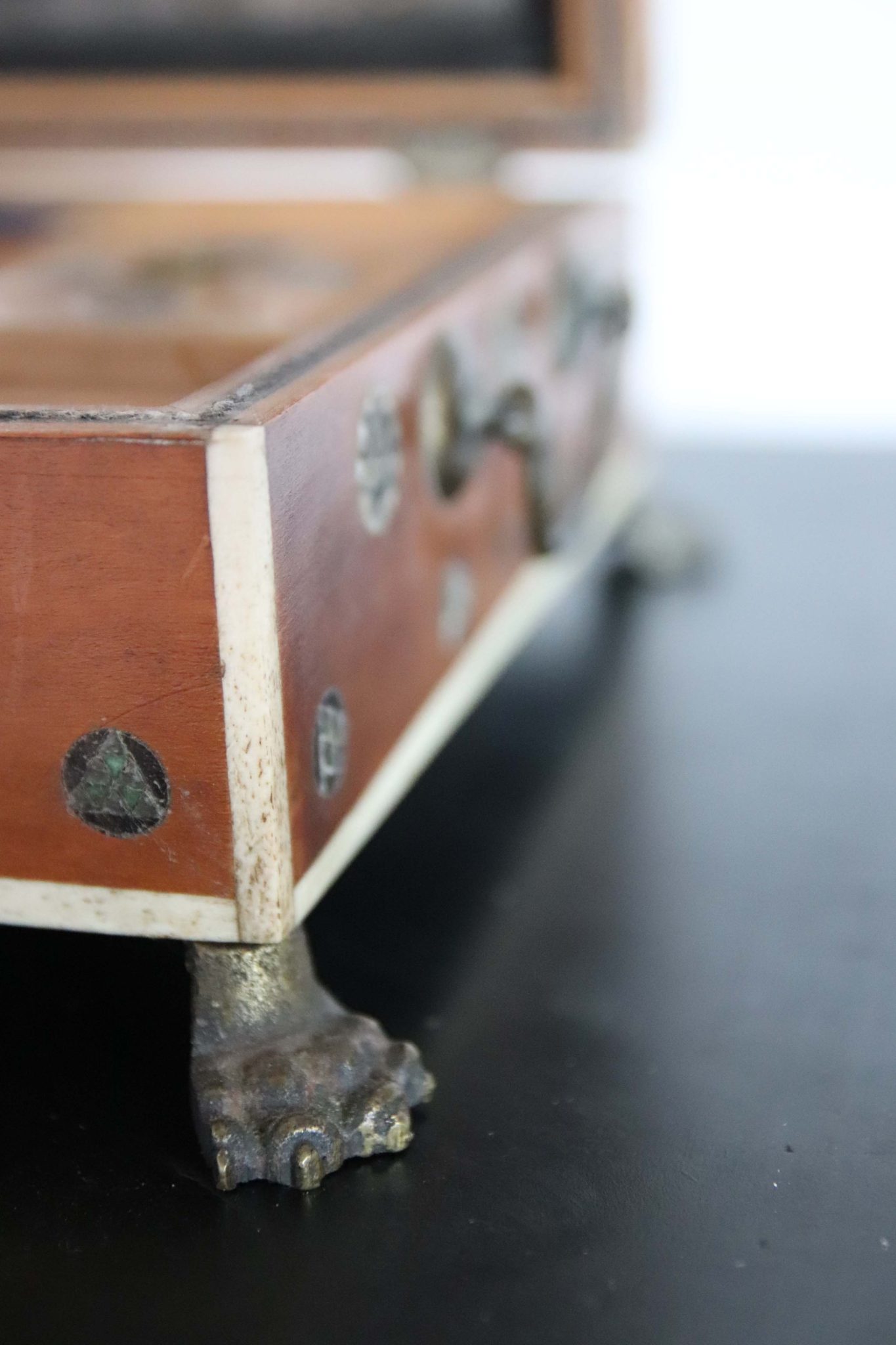 19Th Century Anglo Indian Sewing Box. - Image 8
