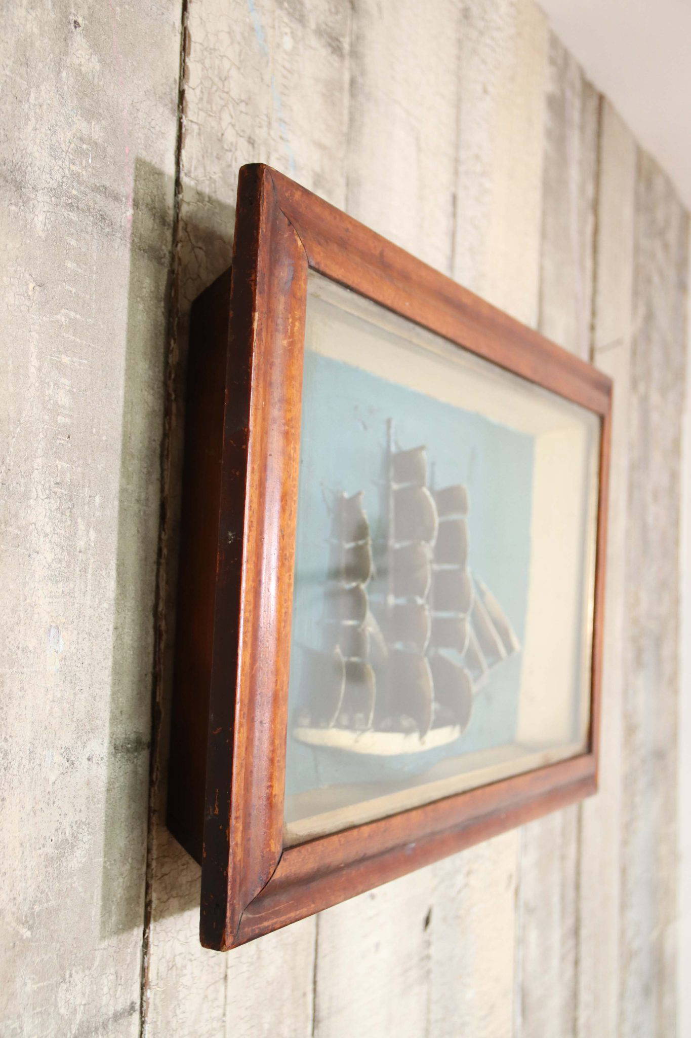 19Th Century Ship Diorama. - Image 9