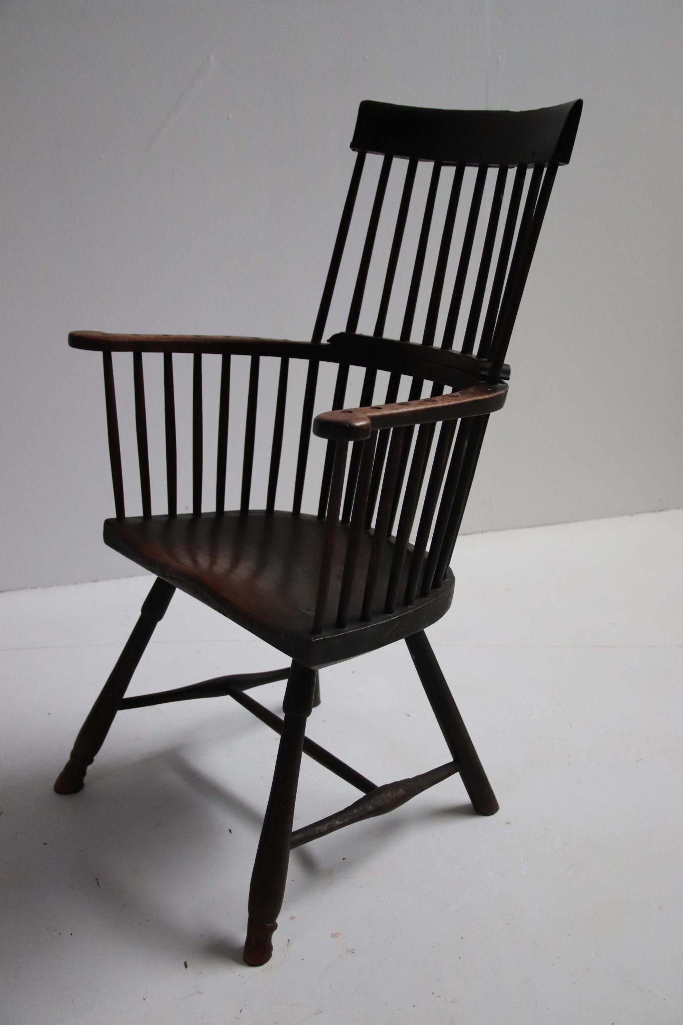 18Th Century Welsh Comb-Back Stick Chair. - Image 7