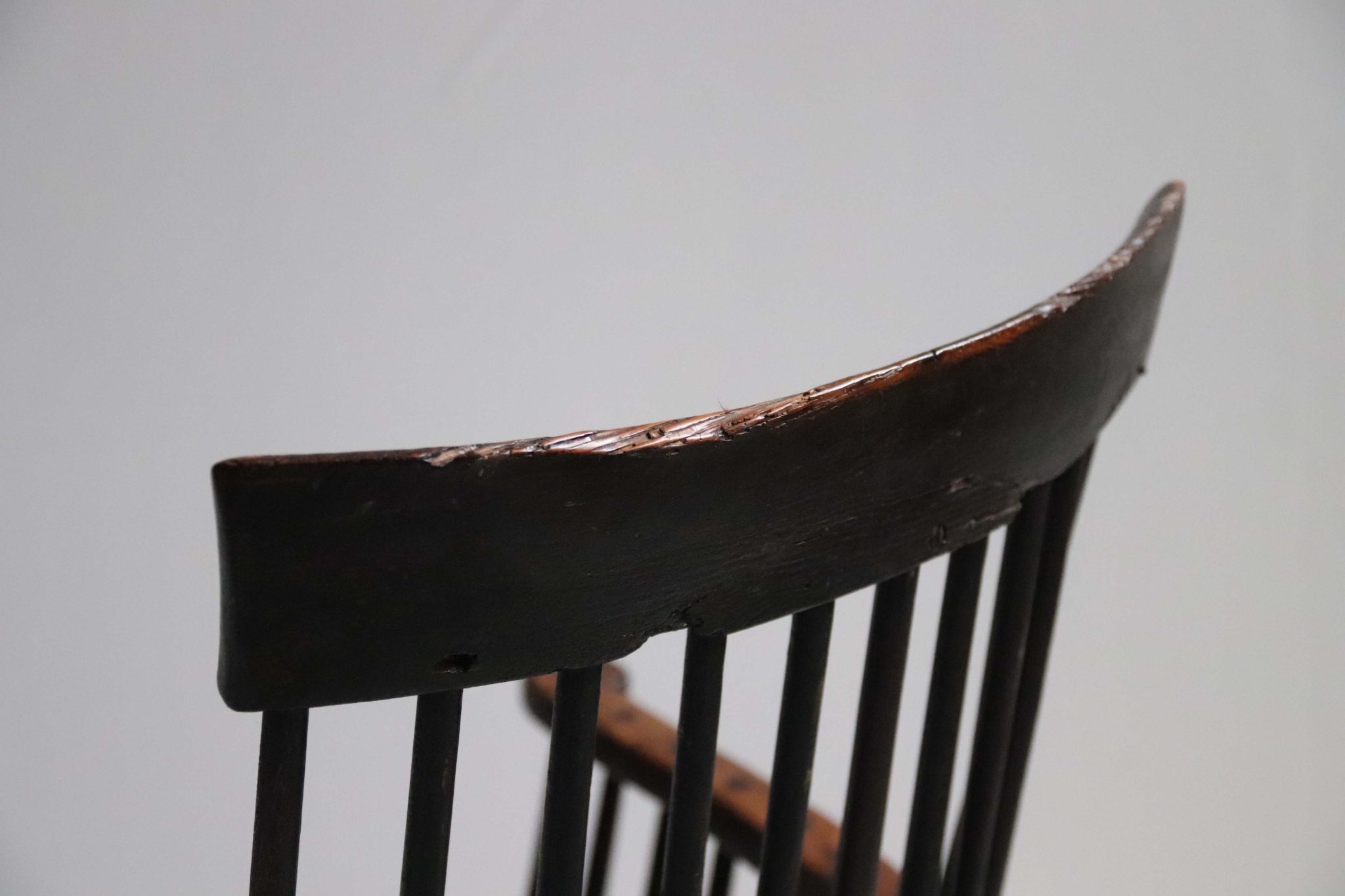 18Th Century Welsh Comb-Back Stick Chair. - Image 6