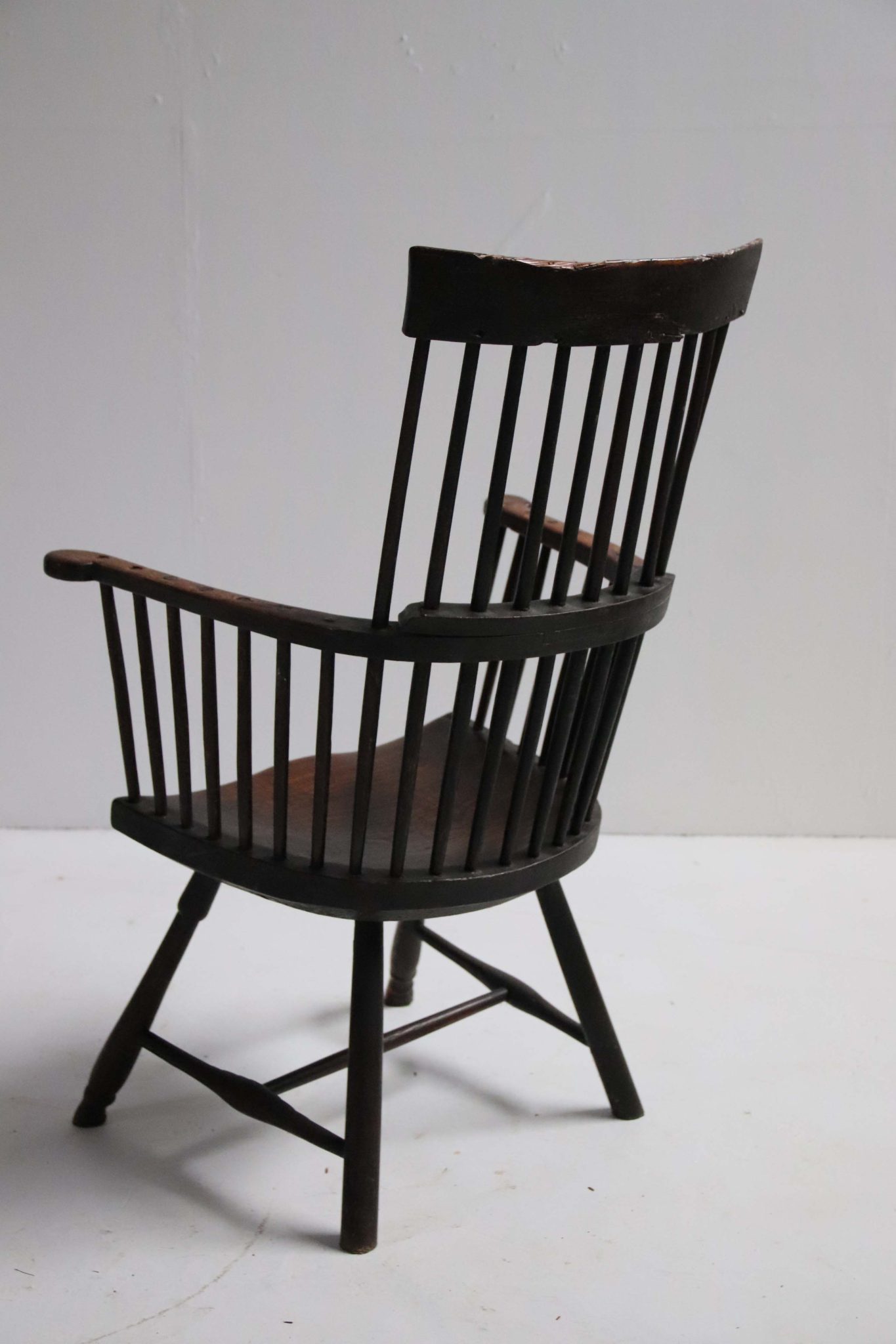 18Th Century Welsh Comb-Back Stick Chair. - Image 8