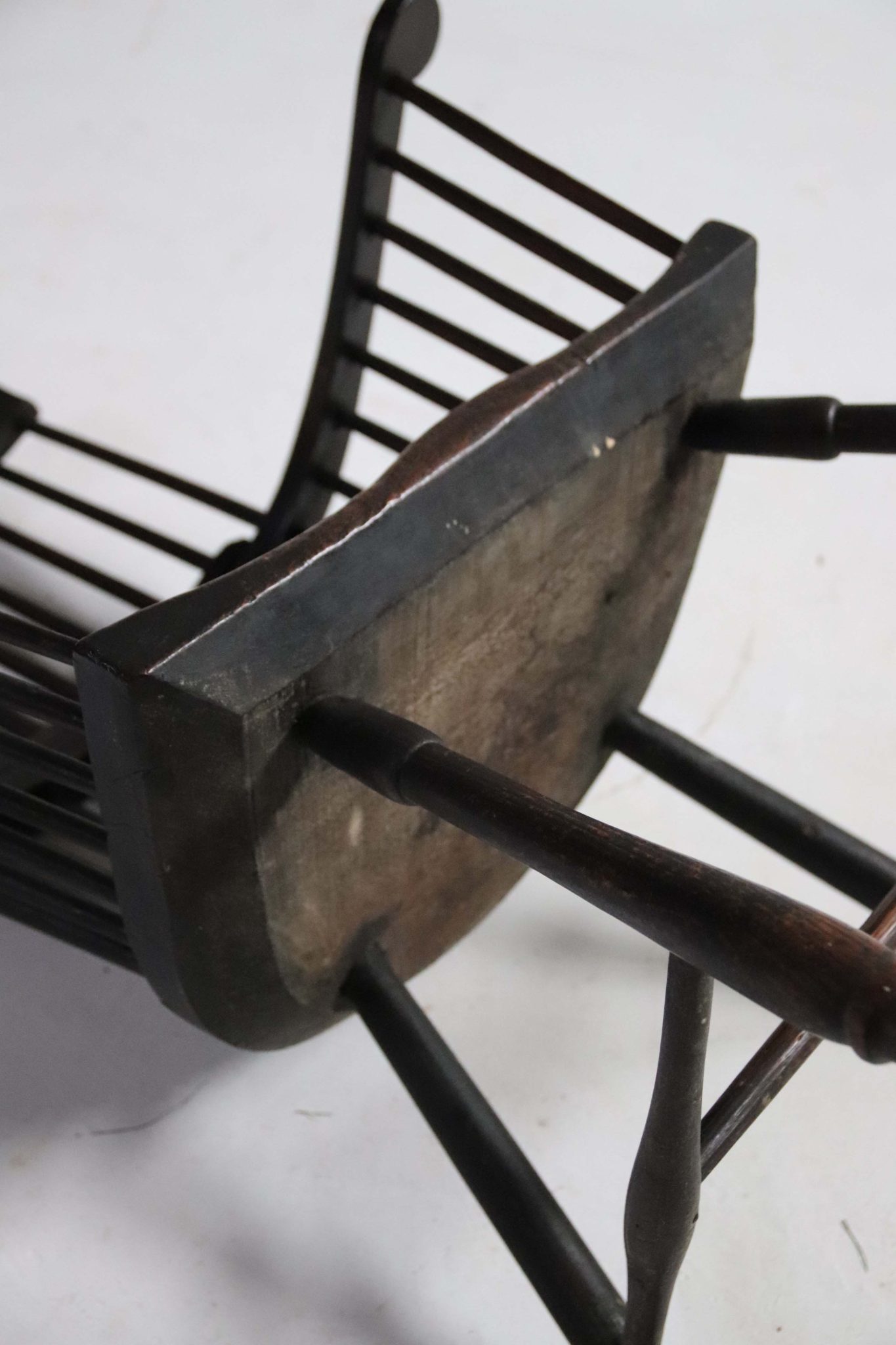 18Th Century Welsh Comb-Back Stick Chair. - Image 11
