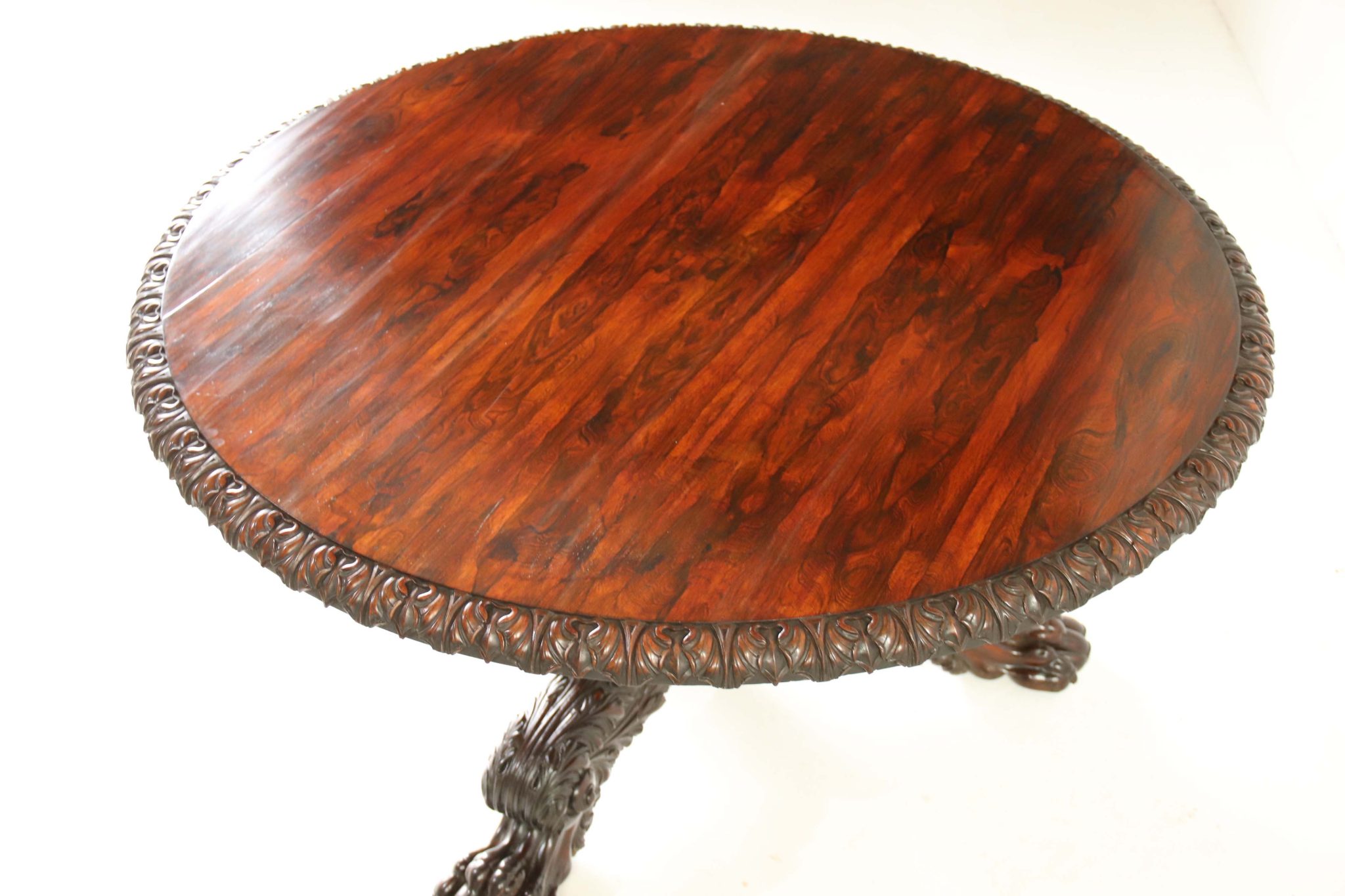 19Th Century Irish Centre Table. - Image 18