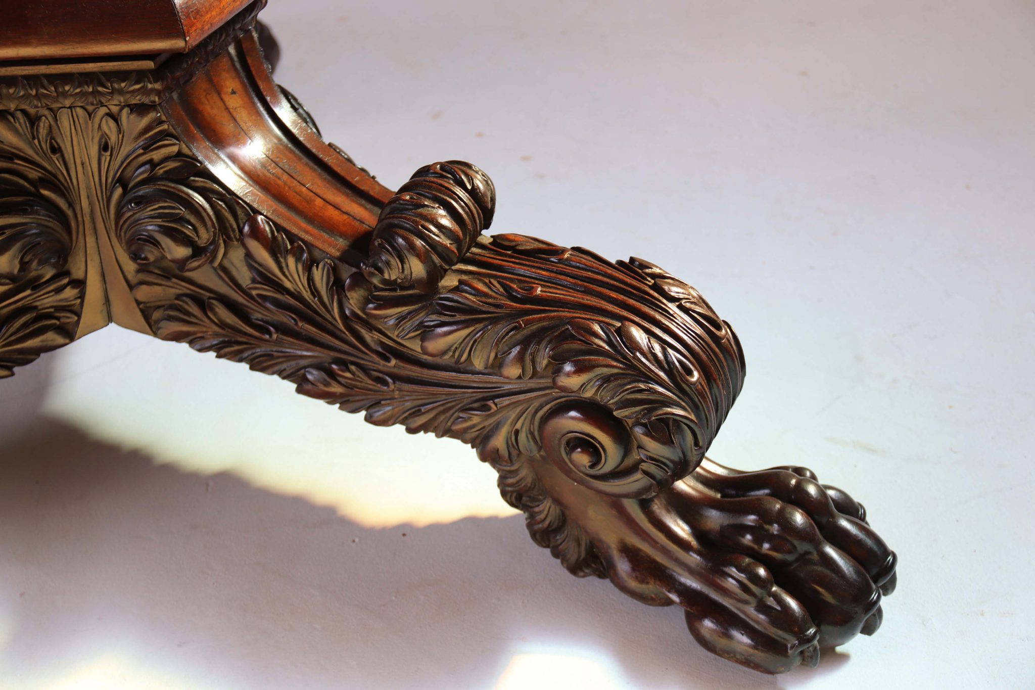 19Th Century Irish Centre Table. - Image 4