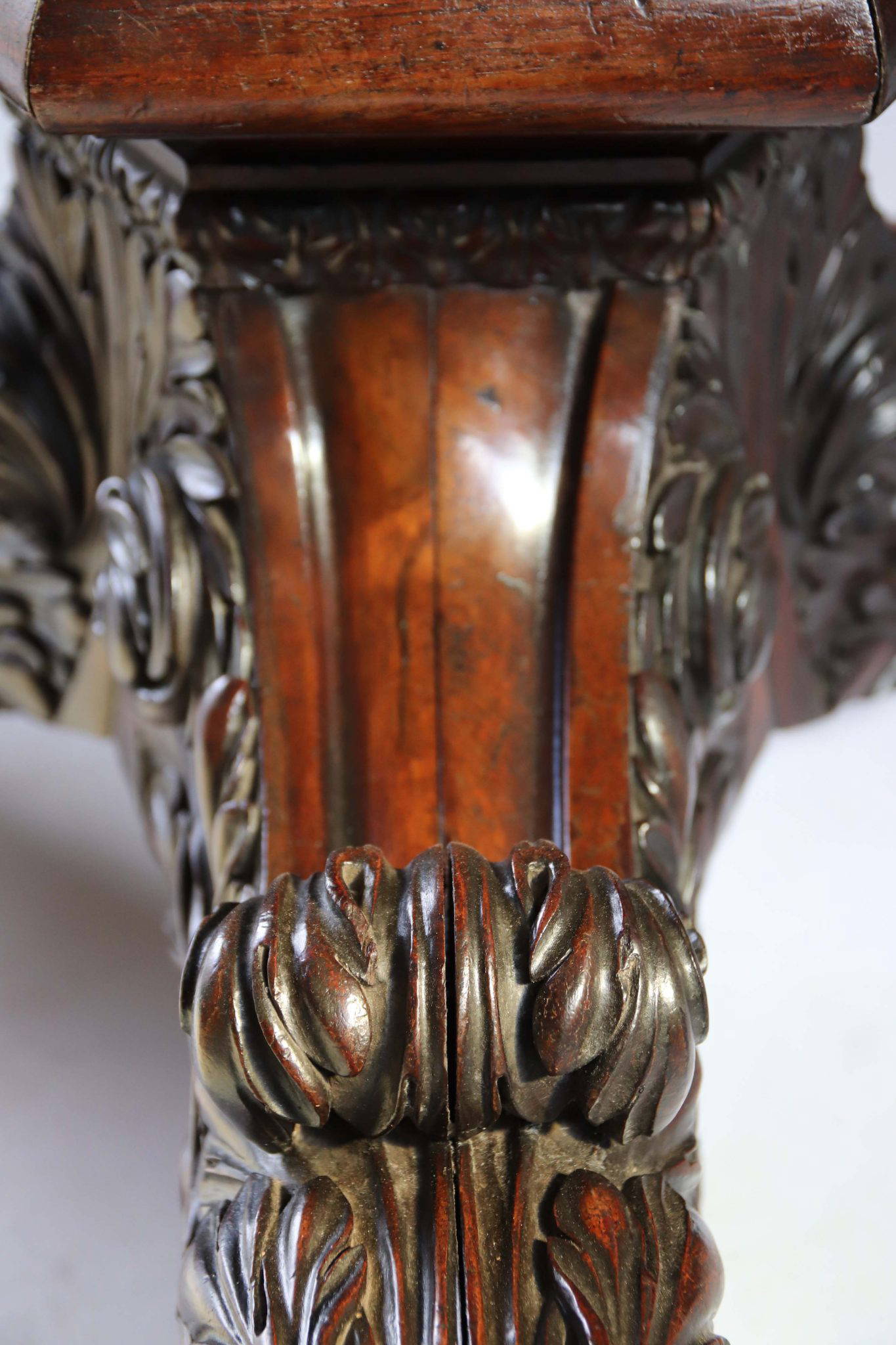 19Th Century Irish Centre Table. - Image 7