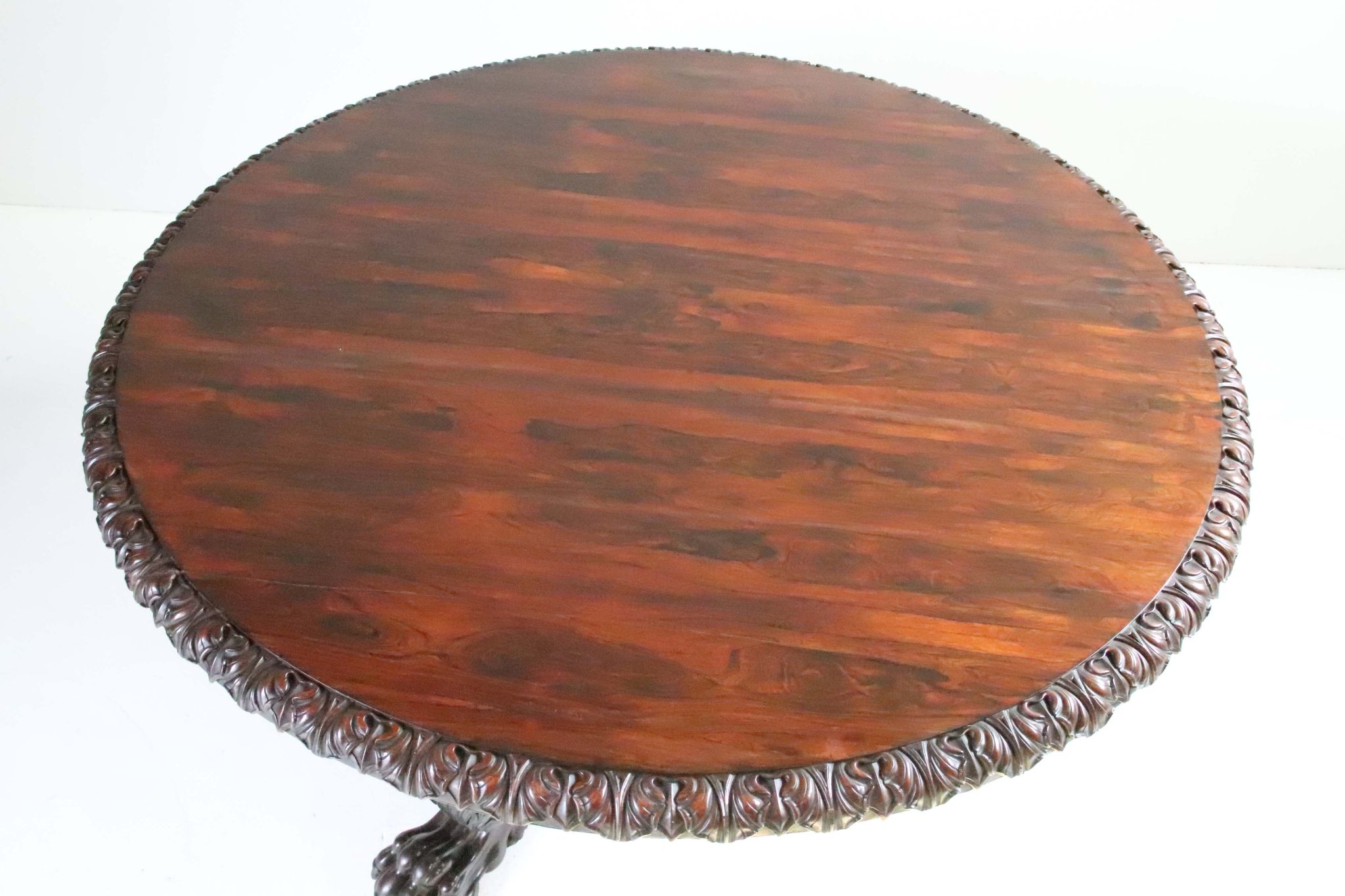 19Th Century Irish Centre Table. - Image 12