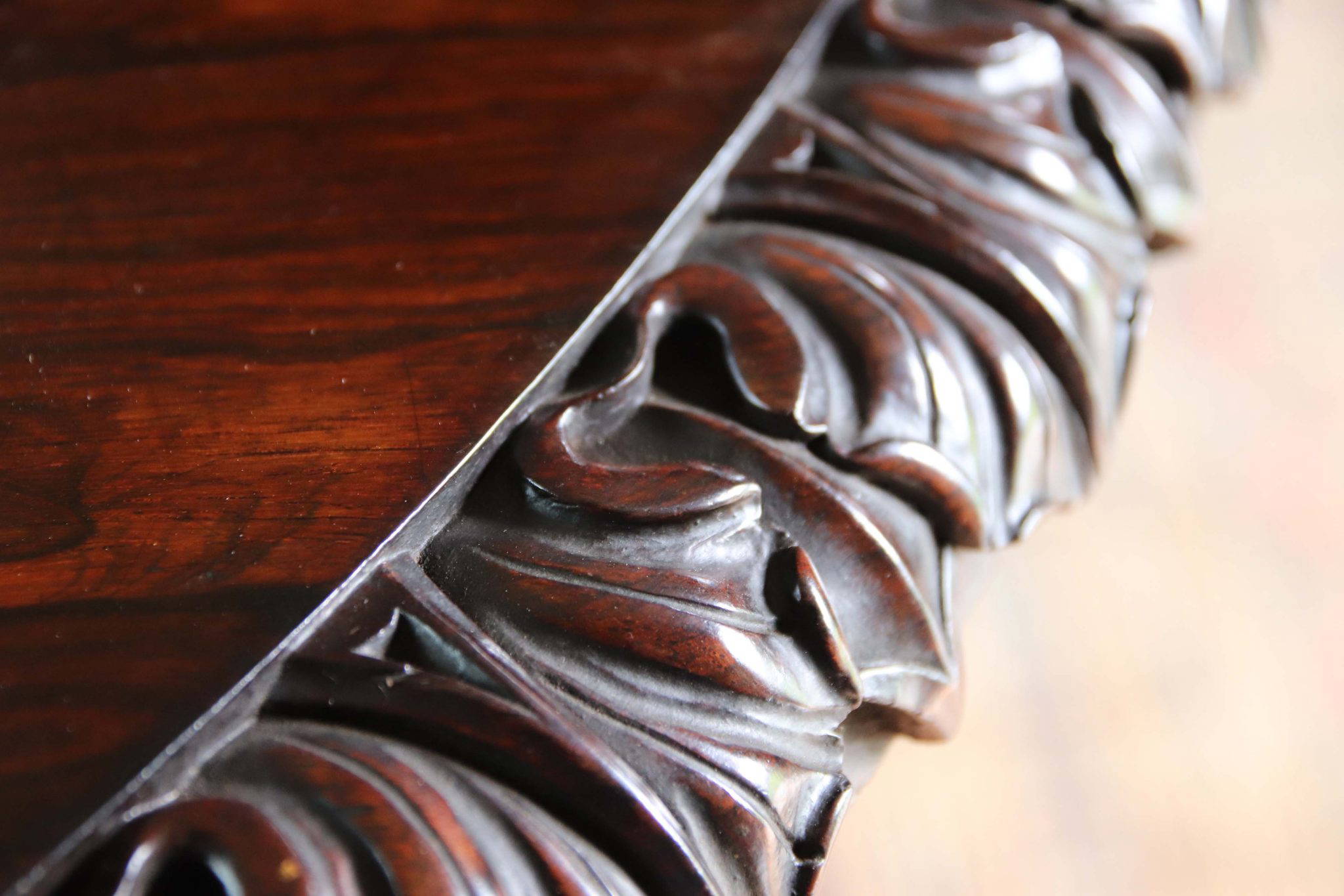 19Th Century Irish Centre Table. - Image 15