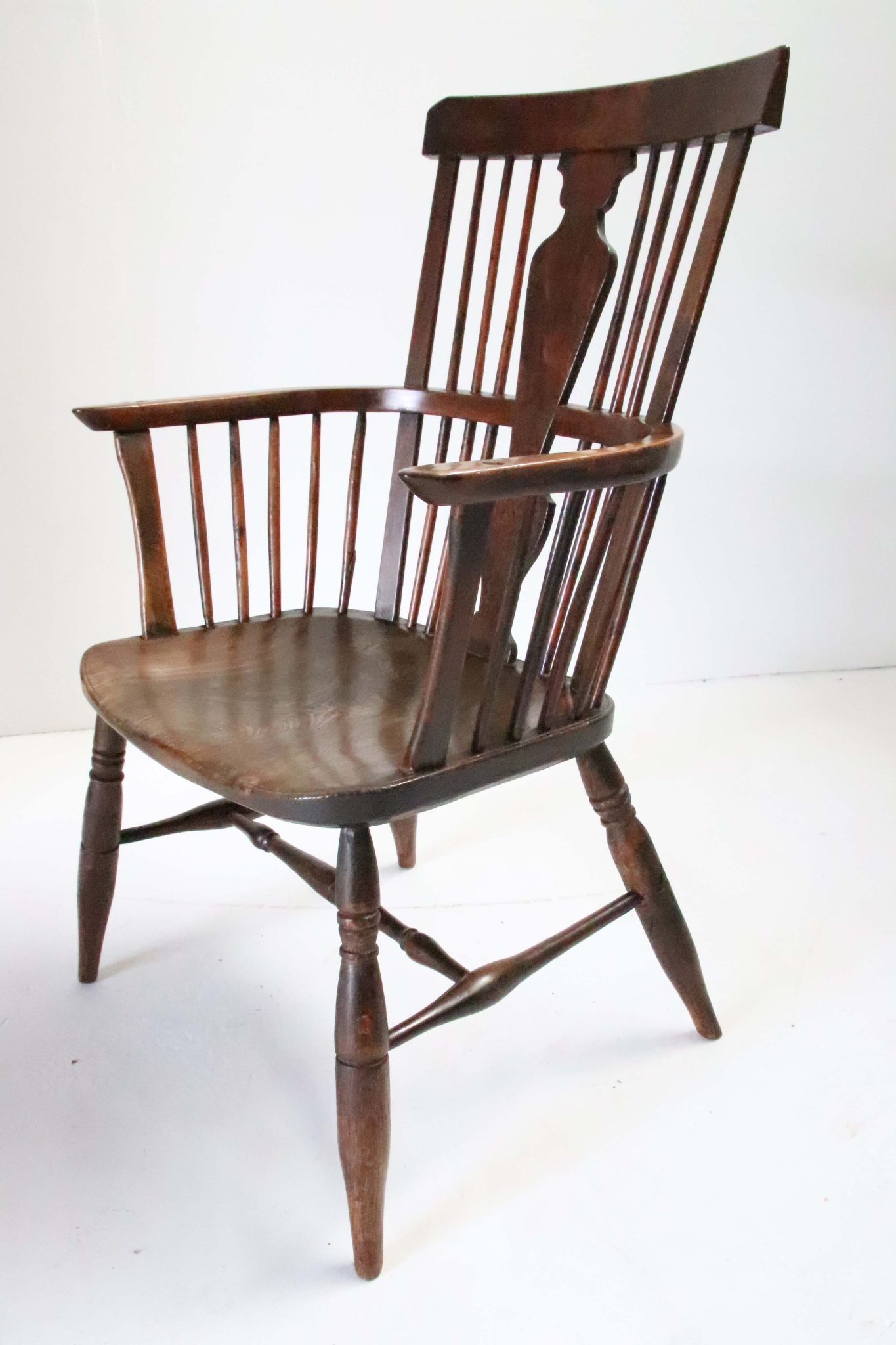 Late 18Th Century Yew Wood Windsor Chair. - Image 2