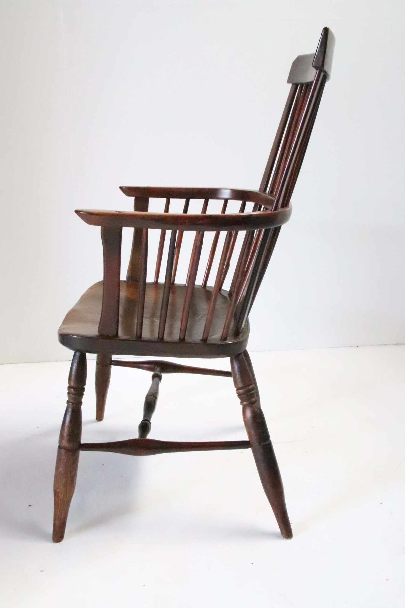 Late 18Th Century Yew Wood Windsor Chair. - Image 7