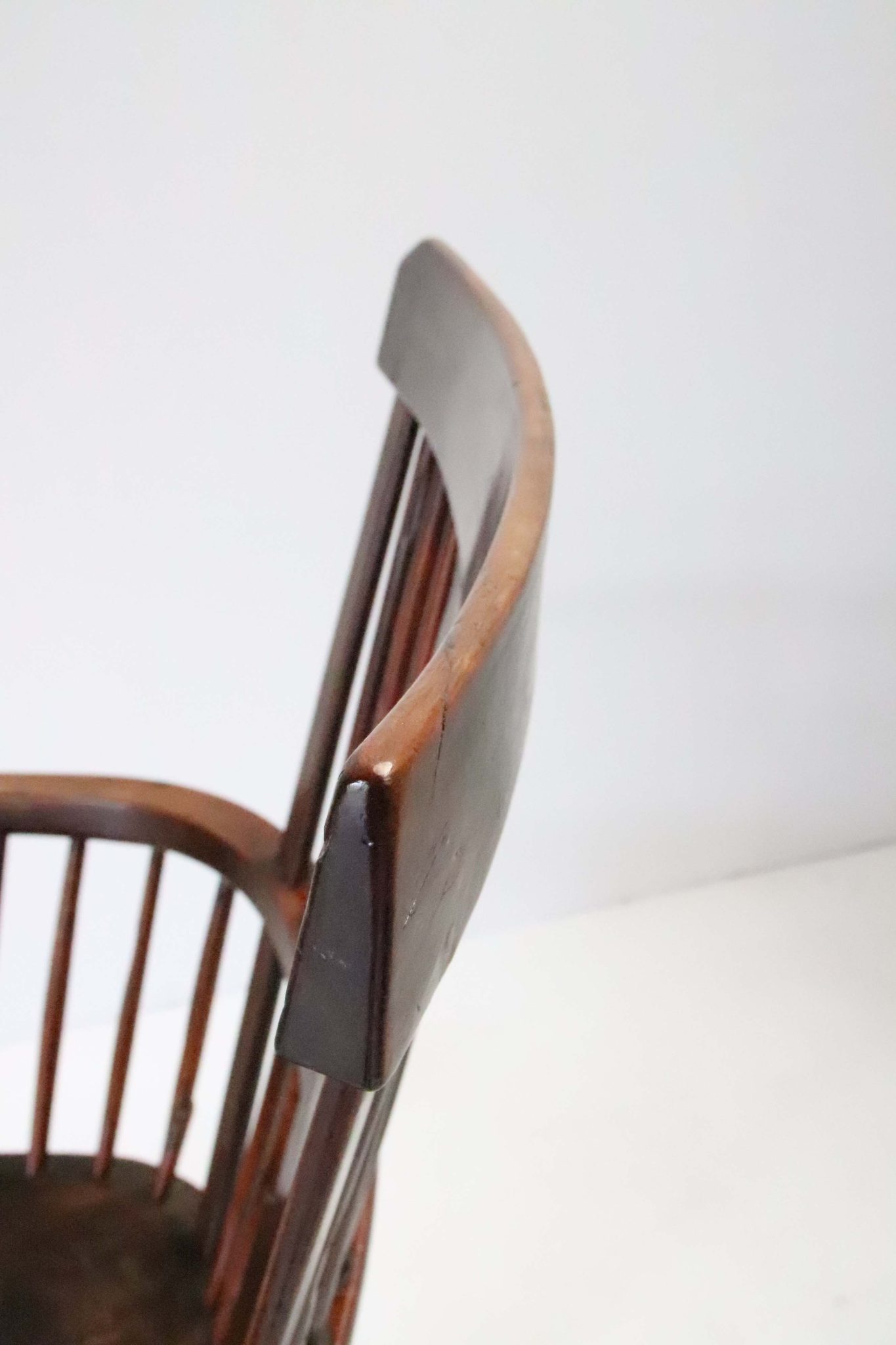 Late 18Th Century Yew Wood Windsor Chair. - Image 5