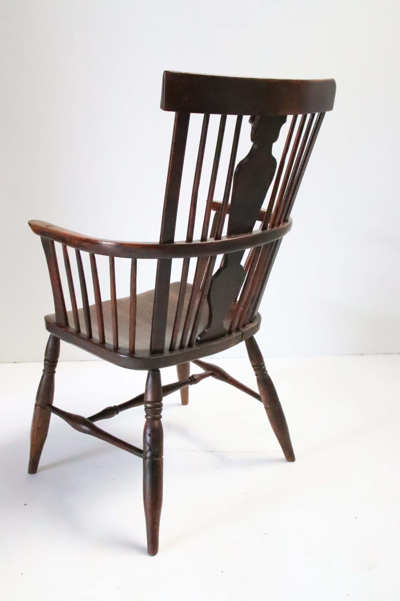 Late 18Th Century Yew Wood Windsor Chair. - Image 4