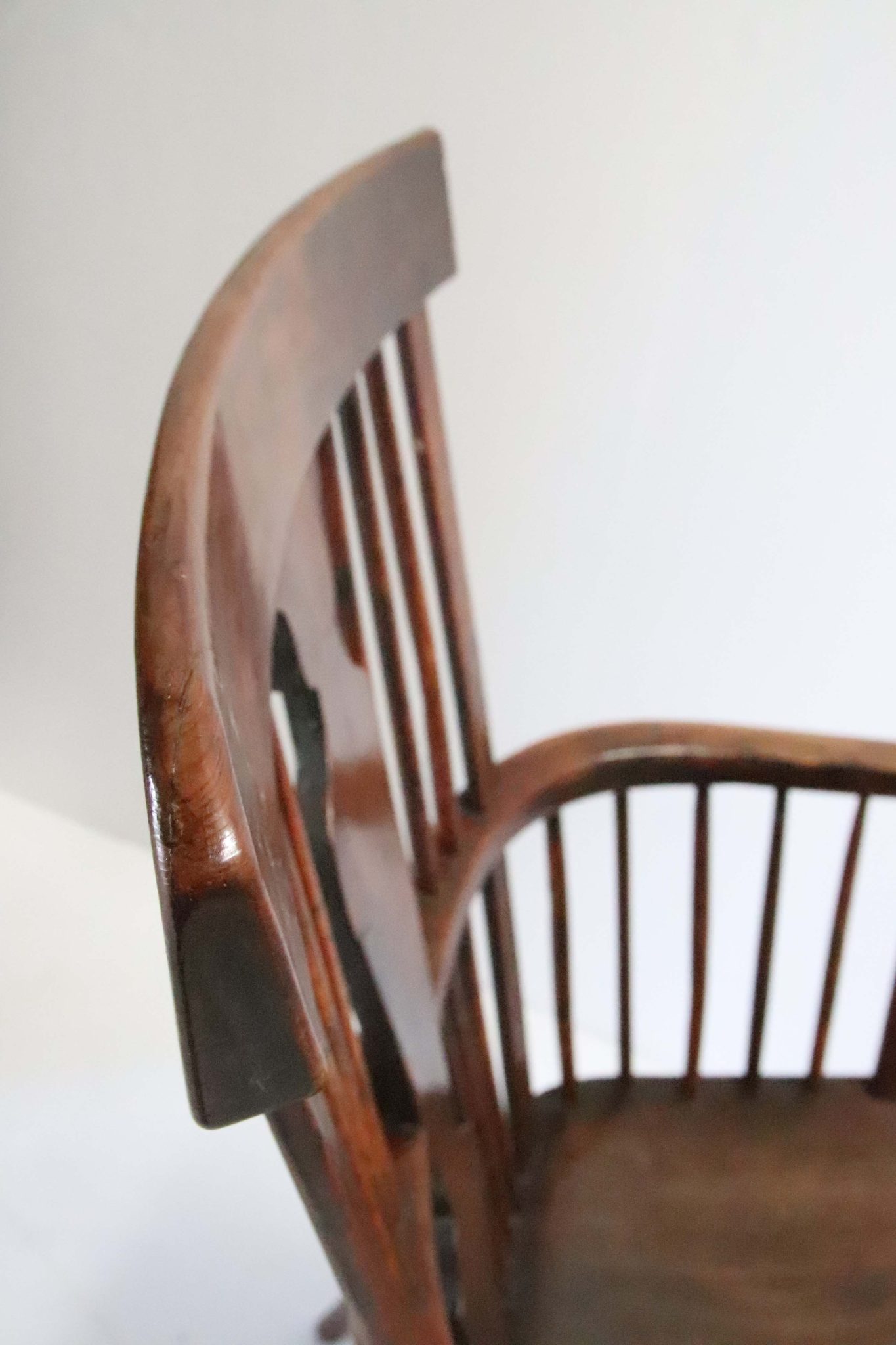 Late 18Th Century Yew Wood Windsor Chair. - Image 10