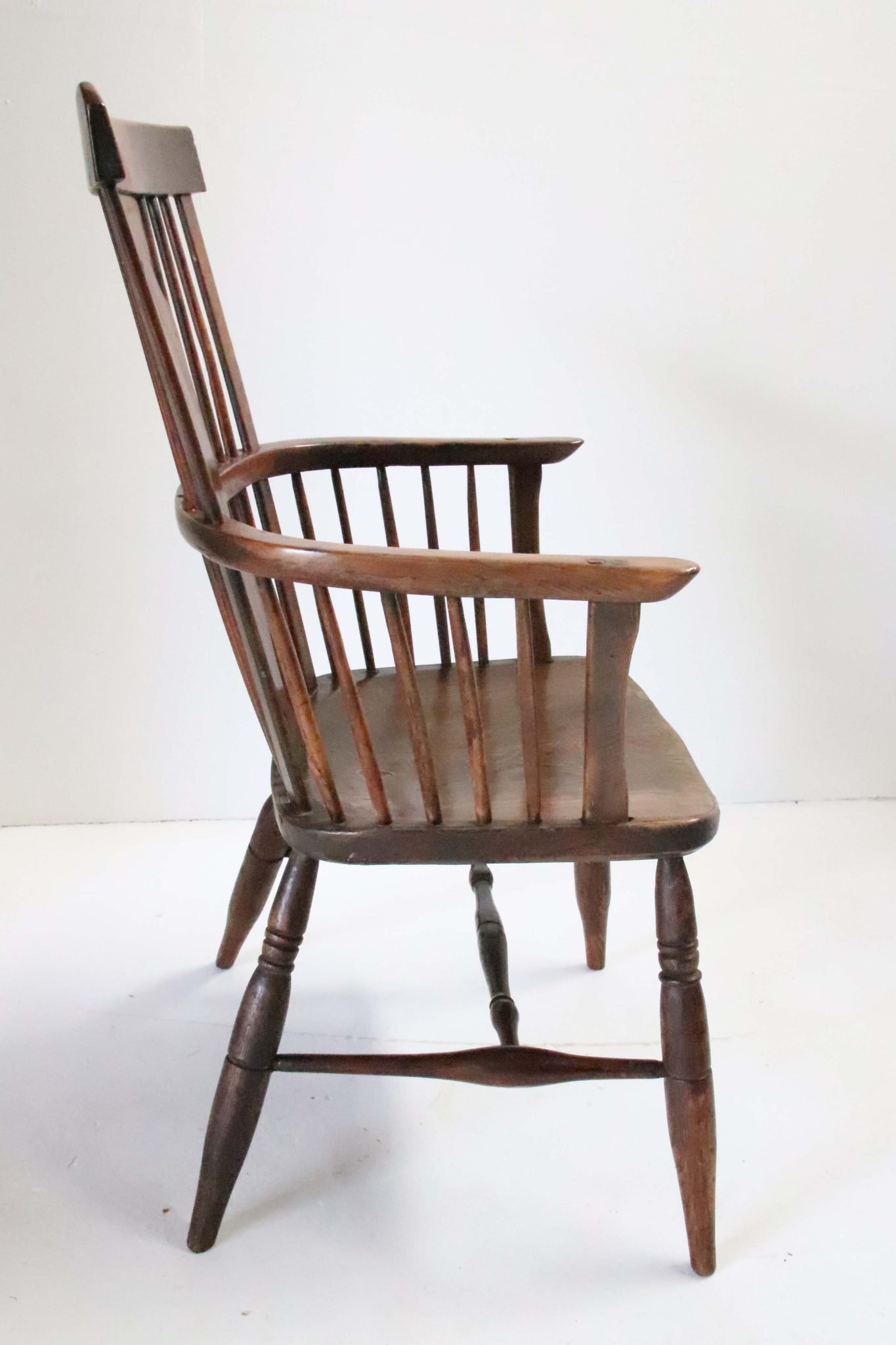 Late 18Th Century Yew Wood Windsor Chair. - Image 11