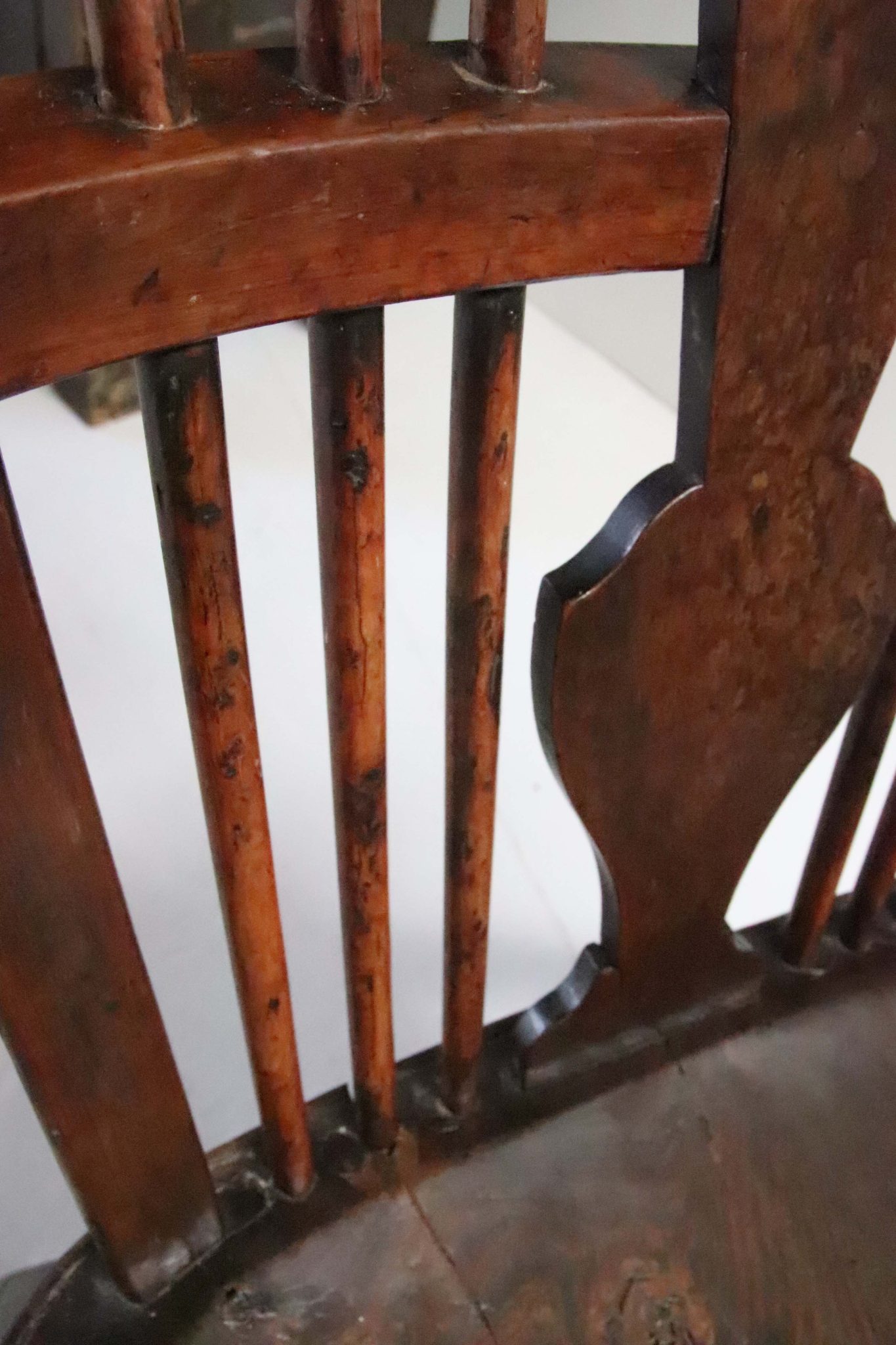 Late 18Th Century Yew Wood Windsor Chair. - Image 12