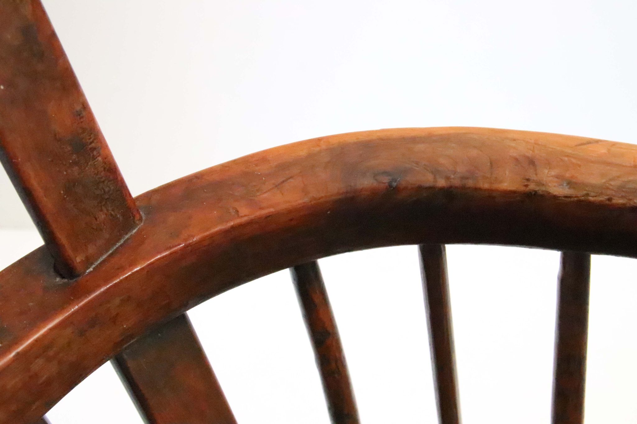 Late 18Th Century Yew Wood Windsor Chair. - Image 13
