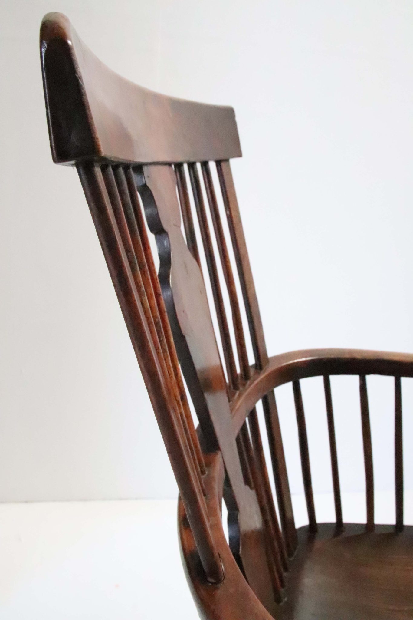 Late 18Th Century Yew Wood Windsor Chair. - Image 14