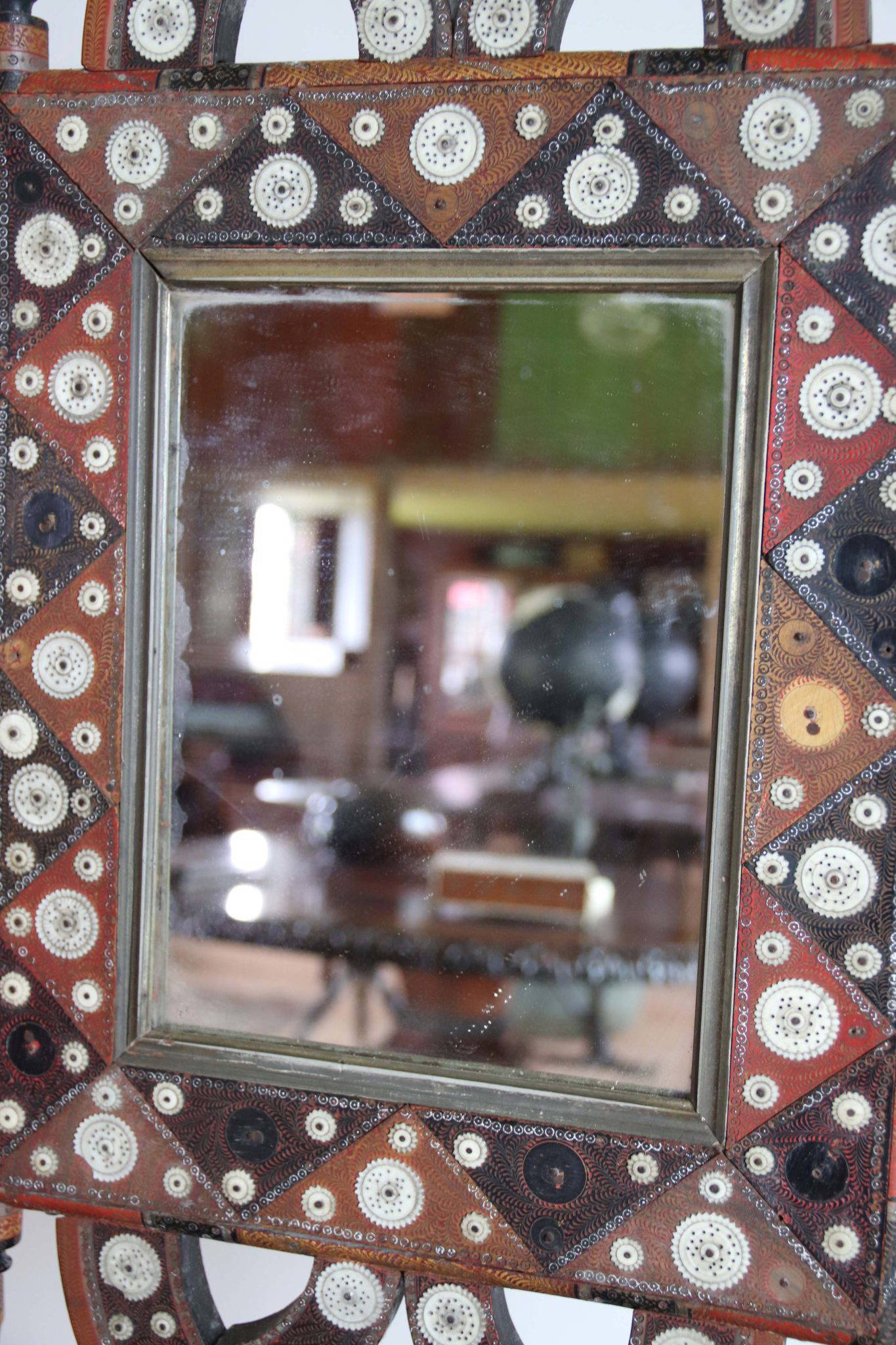 19Th Century Anglo-Indian Lacquer Dressing Mirror. - Image 6