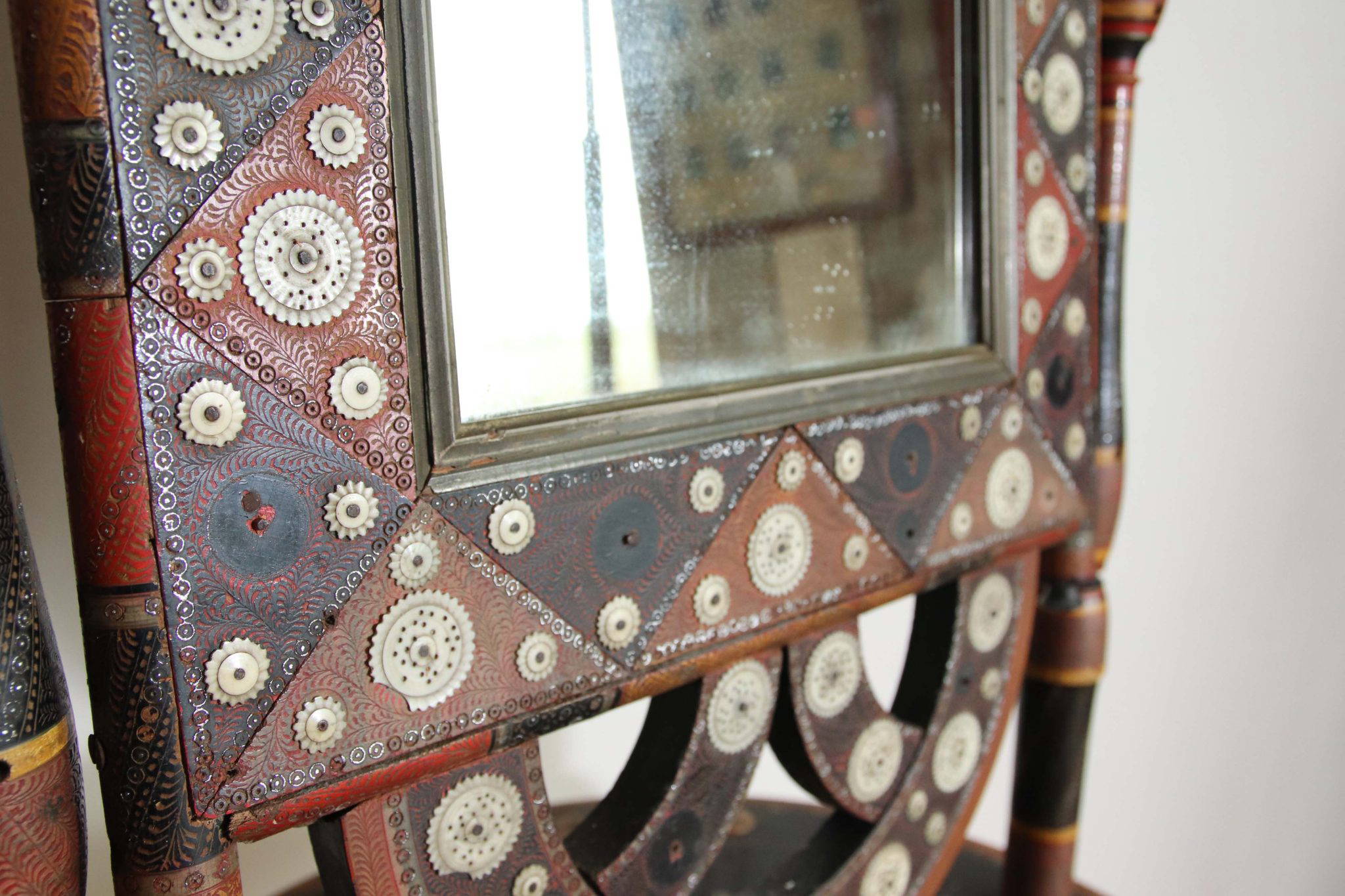 19Th Century Anglo-Indian Lacquer Dressing Mirror. - Image 10