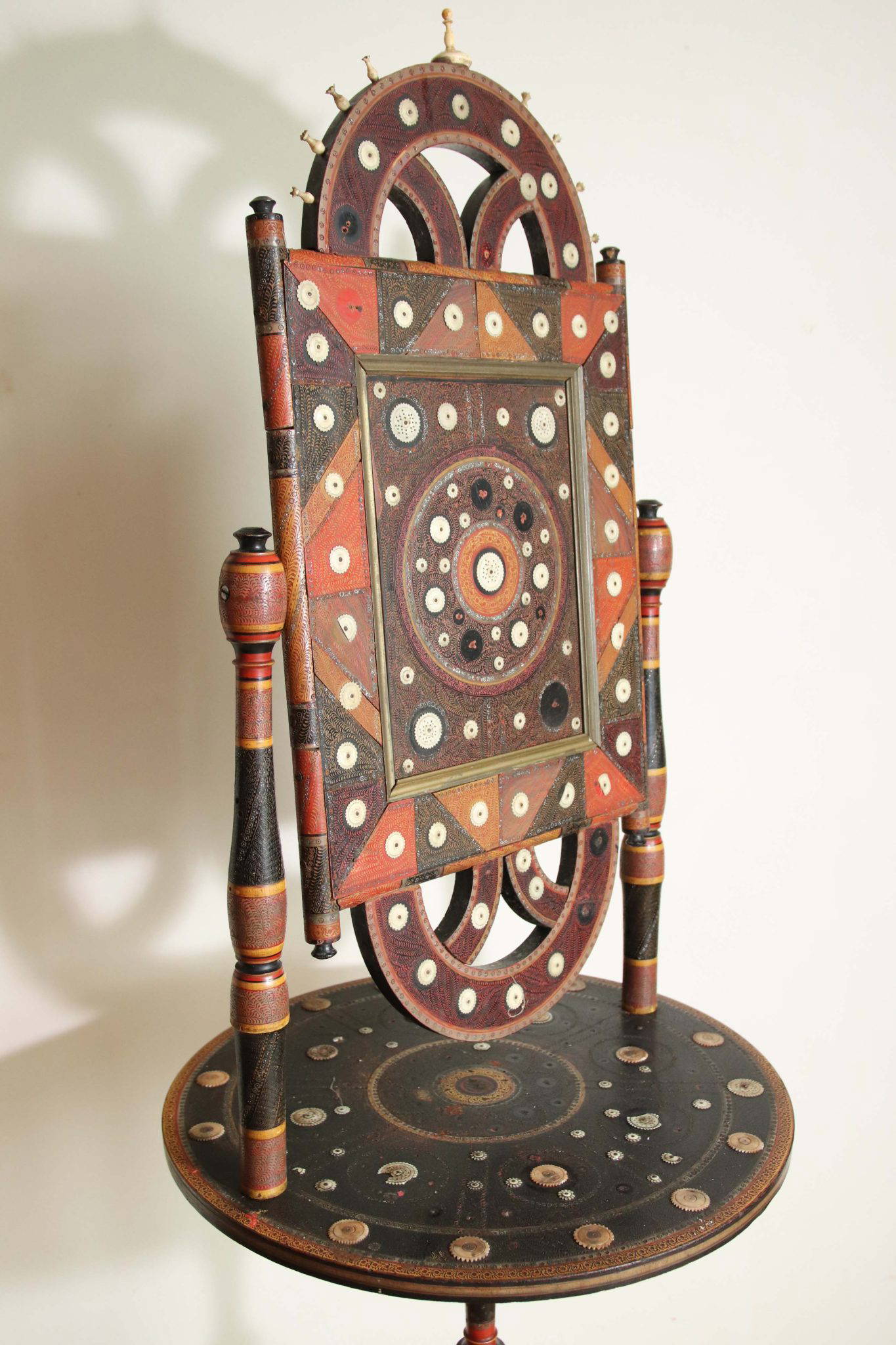 19Th Century Anglo-Indian Lacquer Dressing Mirror. - Image 13