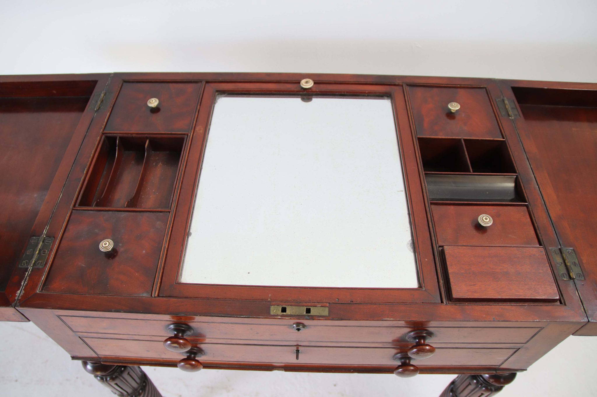 19Th Century Anglo Indian Dressing Table. - Image 9