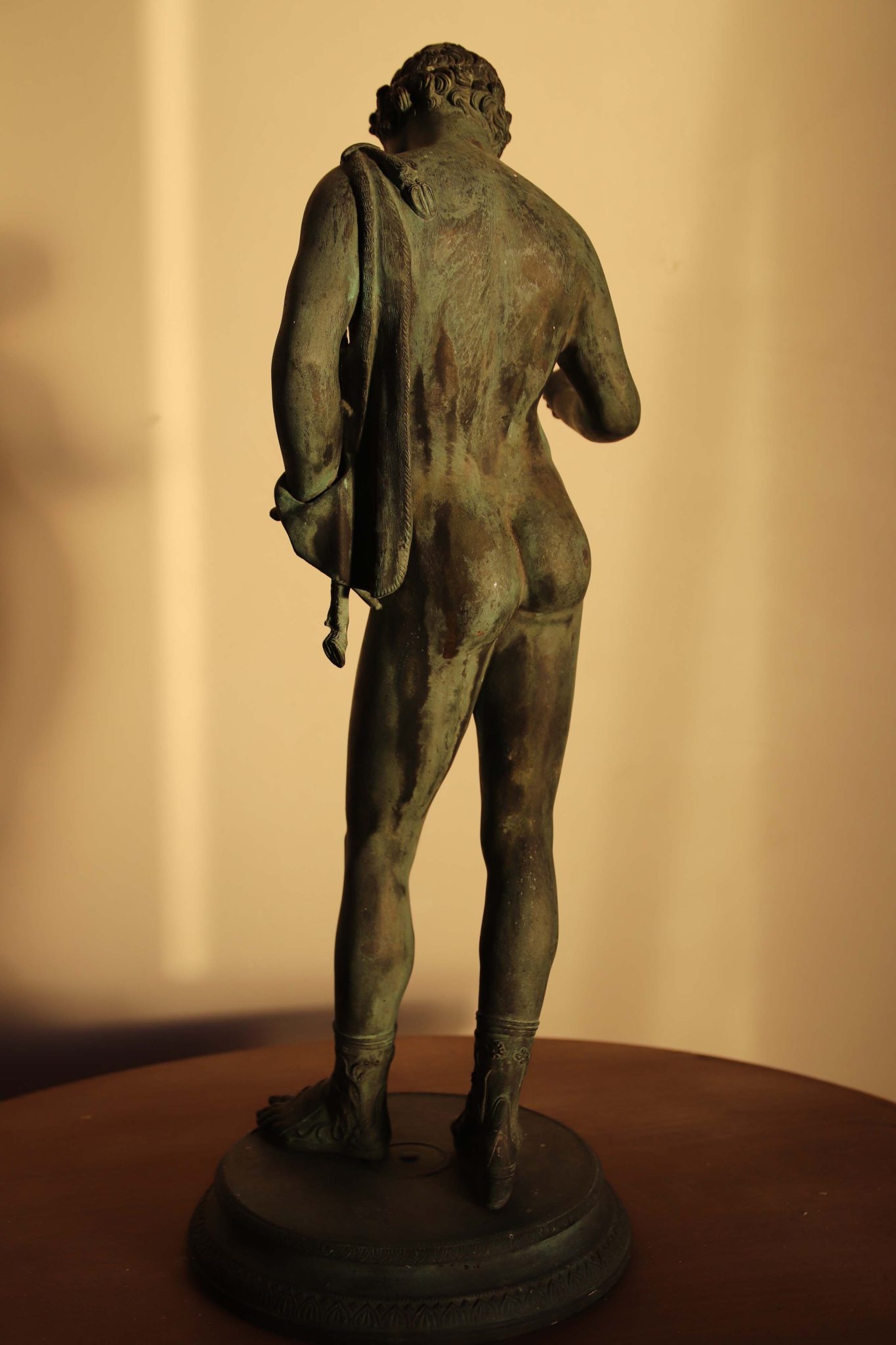 19th-Century Grand Tour Bronze of Narcissus - Image 11