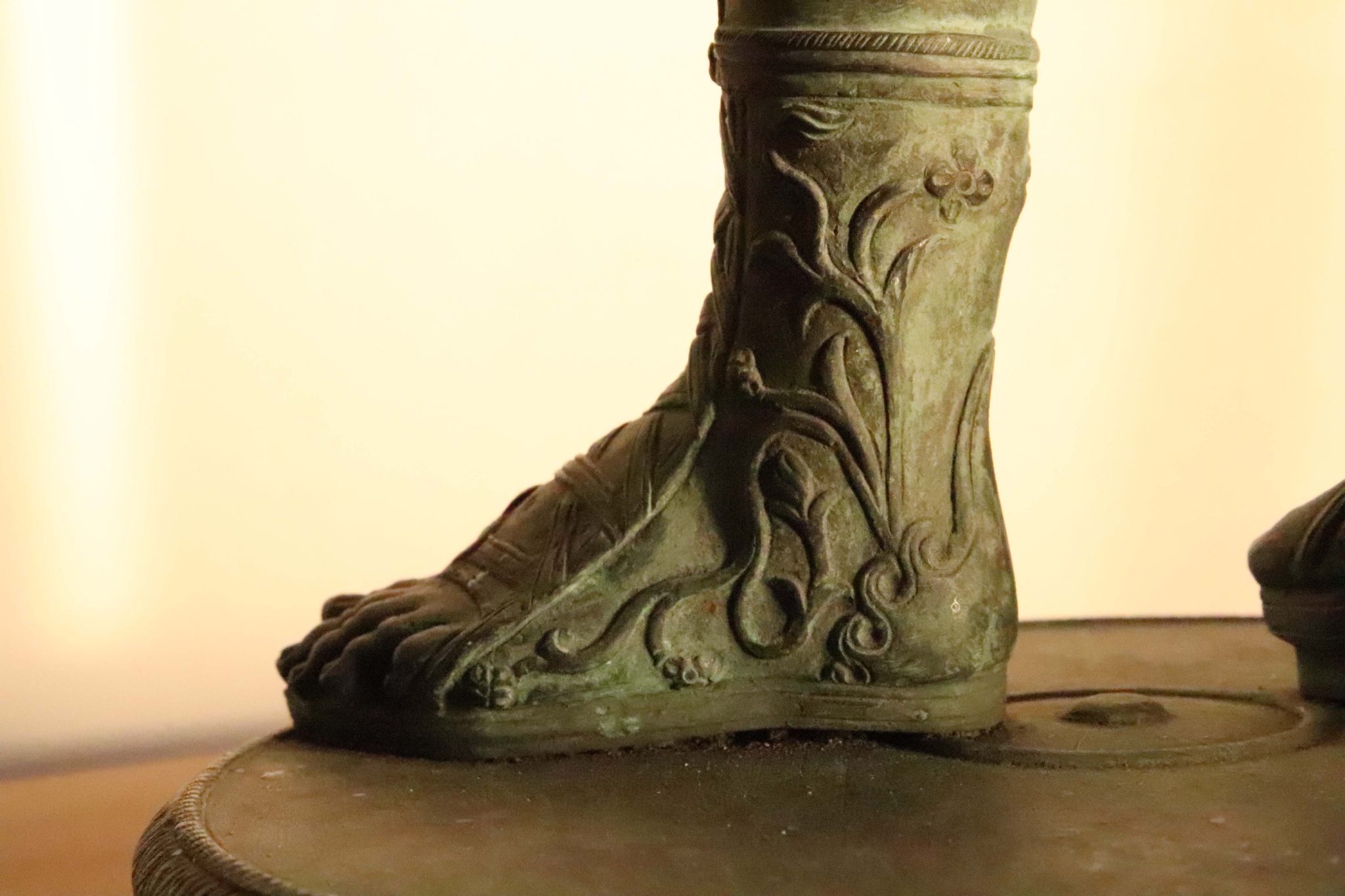 19th-Century Grand Tour Bronze of Narcissus - Image 7