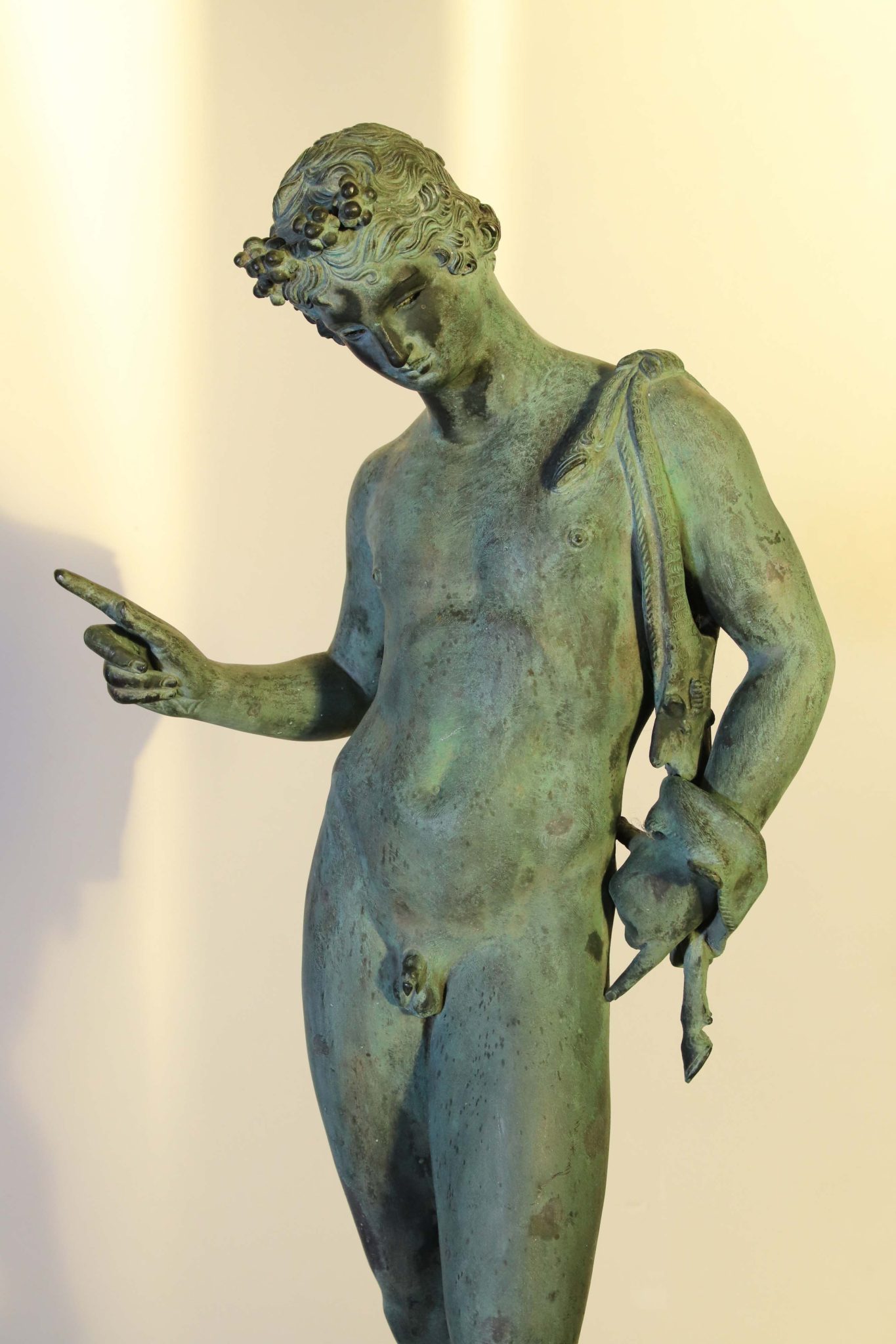19th-Century Grand Tour Bronze of Narcissus