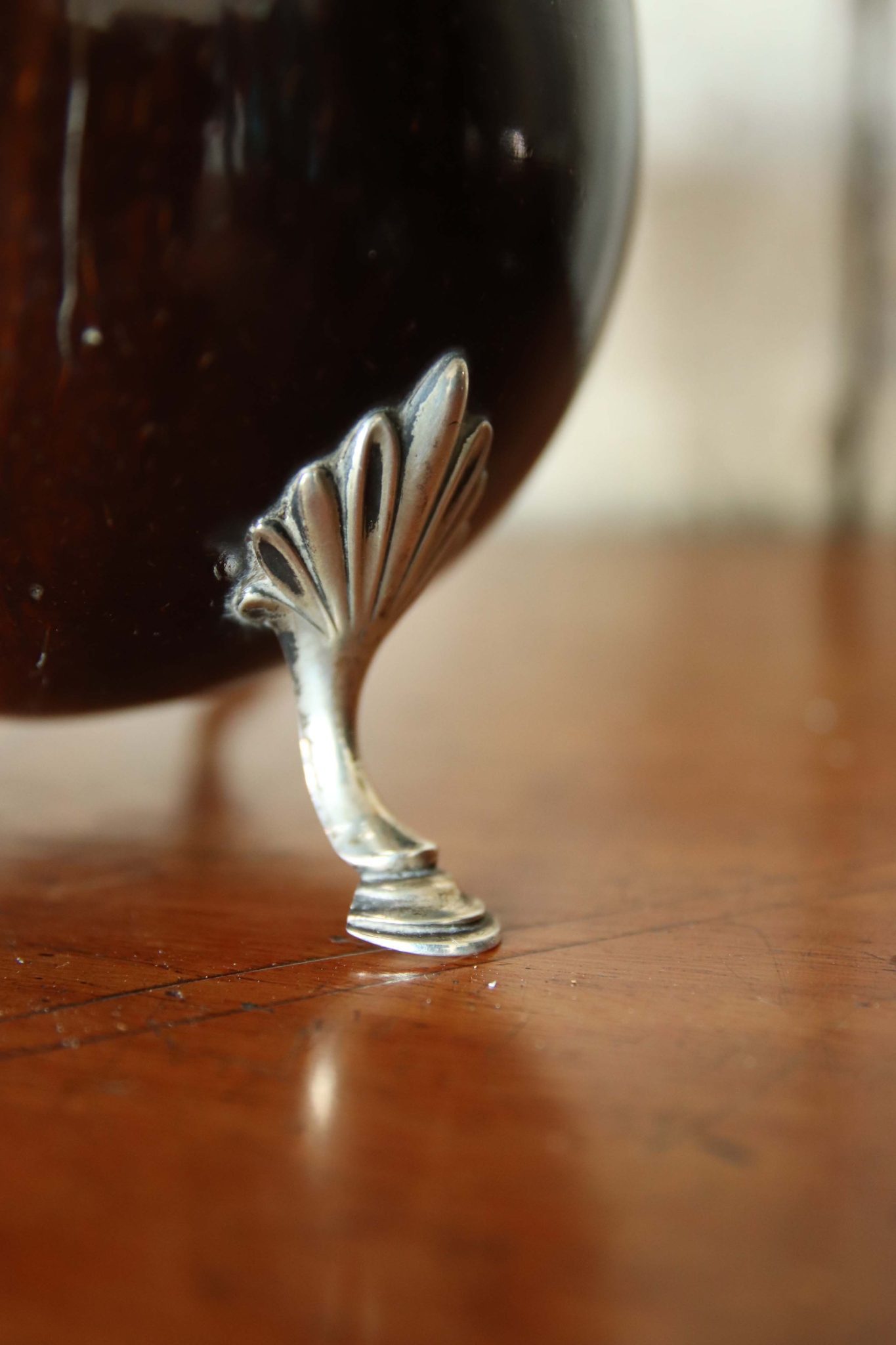 Georgian Coconut with Silver Mounts. - Image 3