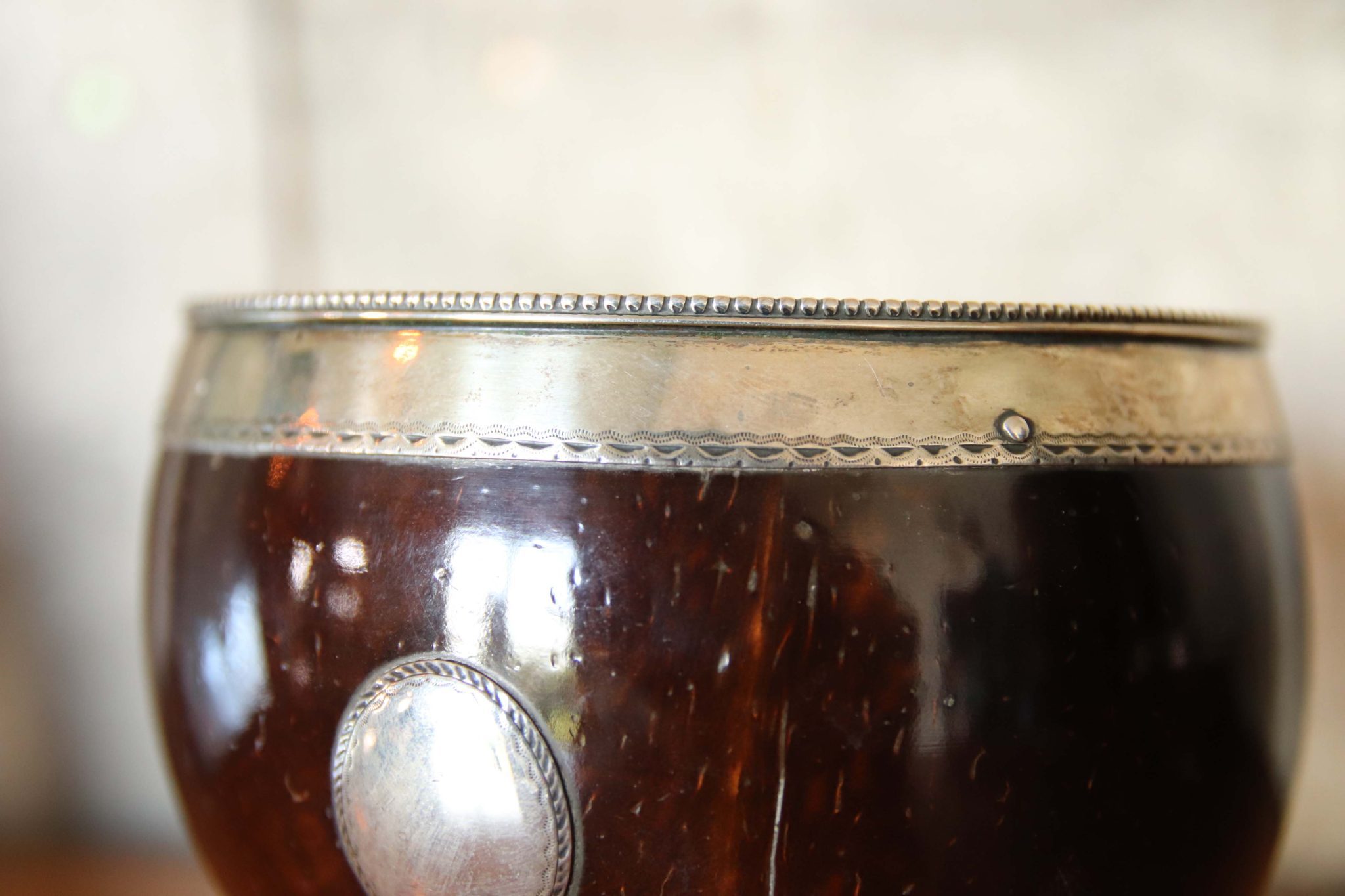 Georgian Coconut with Silver Mounts. - Image 5